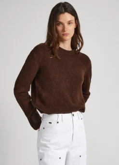 Mulher Pepe Jeans Malhas E Cardigans>Camisola Gola Redonda