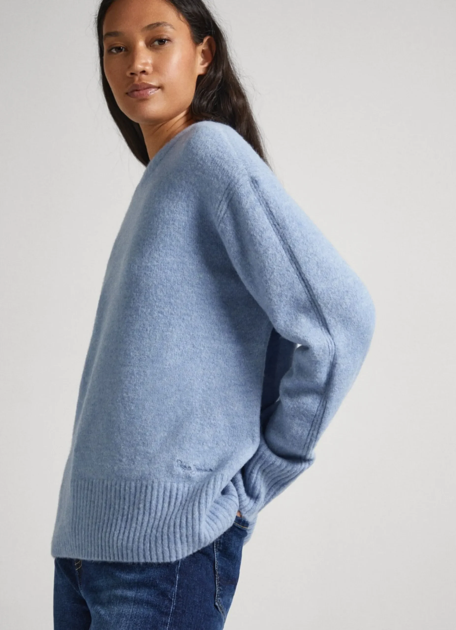 Mulher Pepe Jeans Malhas E Cardigans>Camisola Gola Redonda