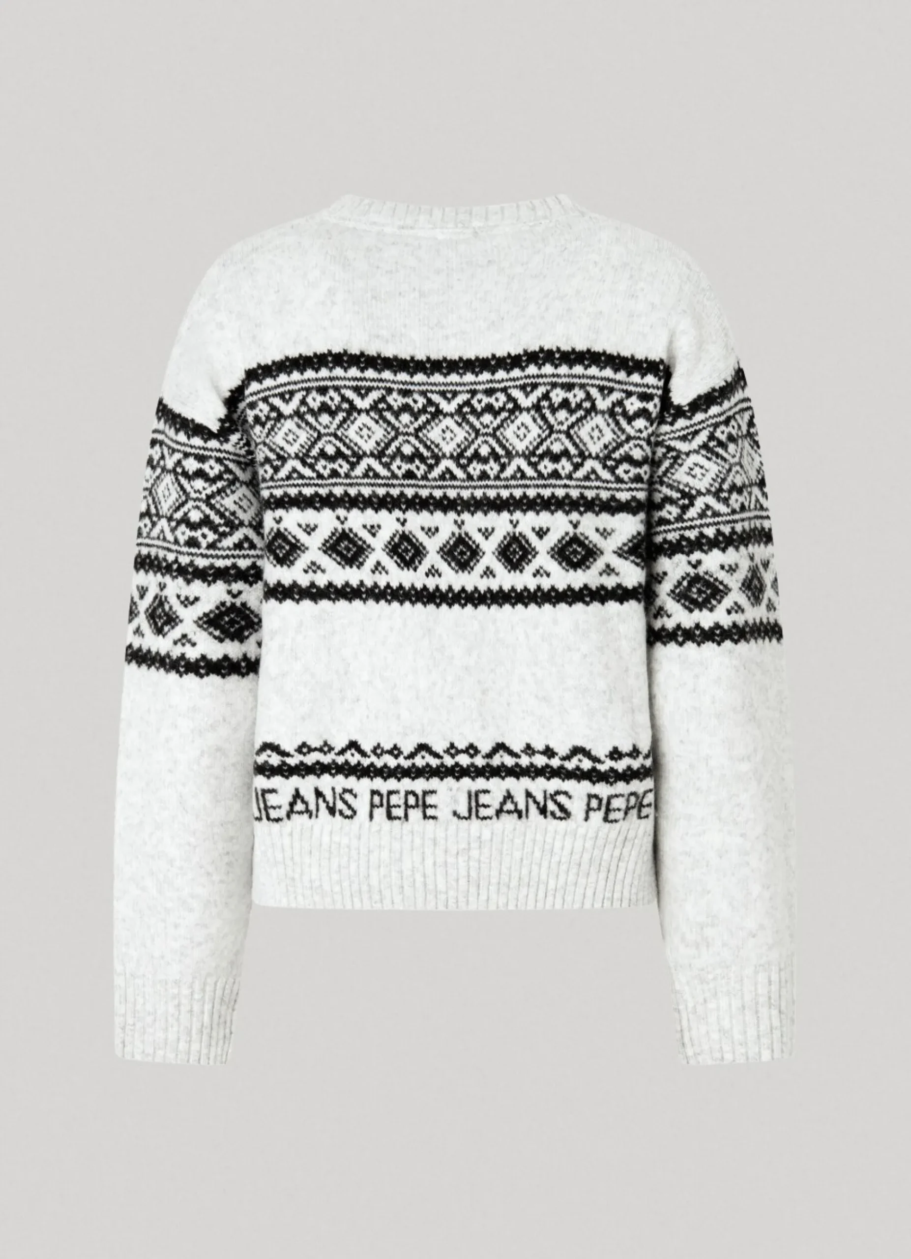 Mulher Pepe Jeans Malhas>Camisola Jacquard De Gola Redonda