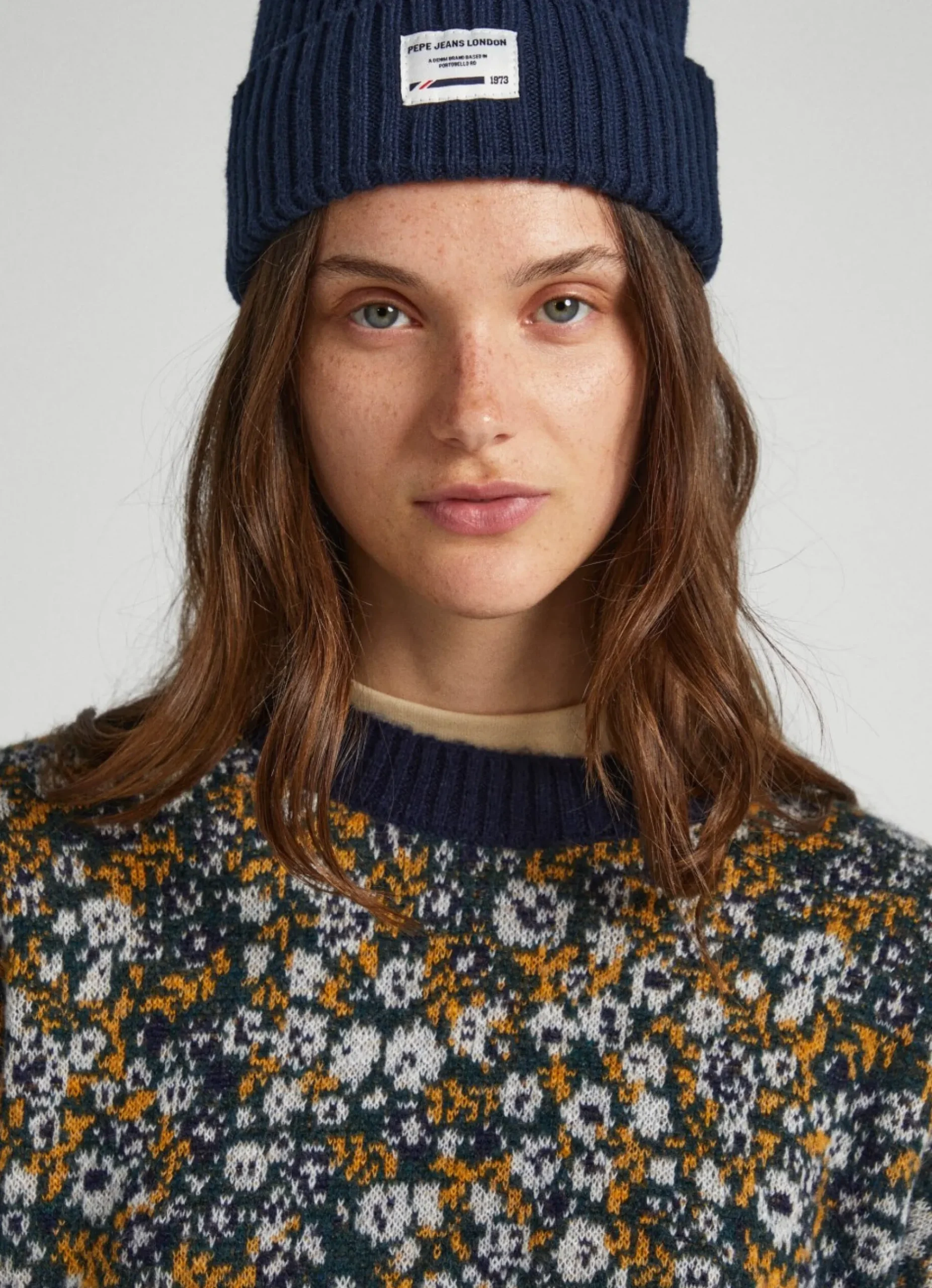 Mulher Pepe Jeans Malhas>Camisola Jacquard Floral