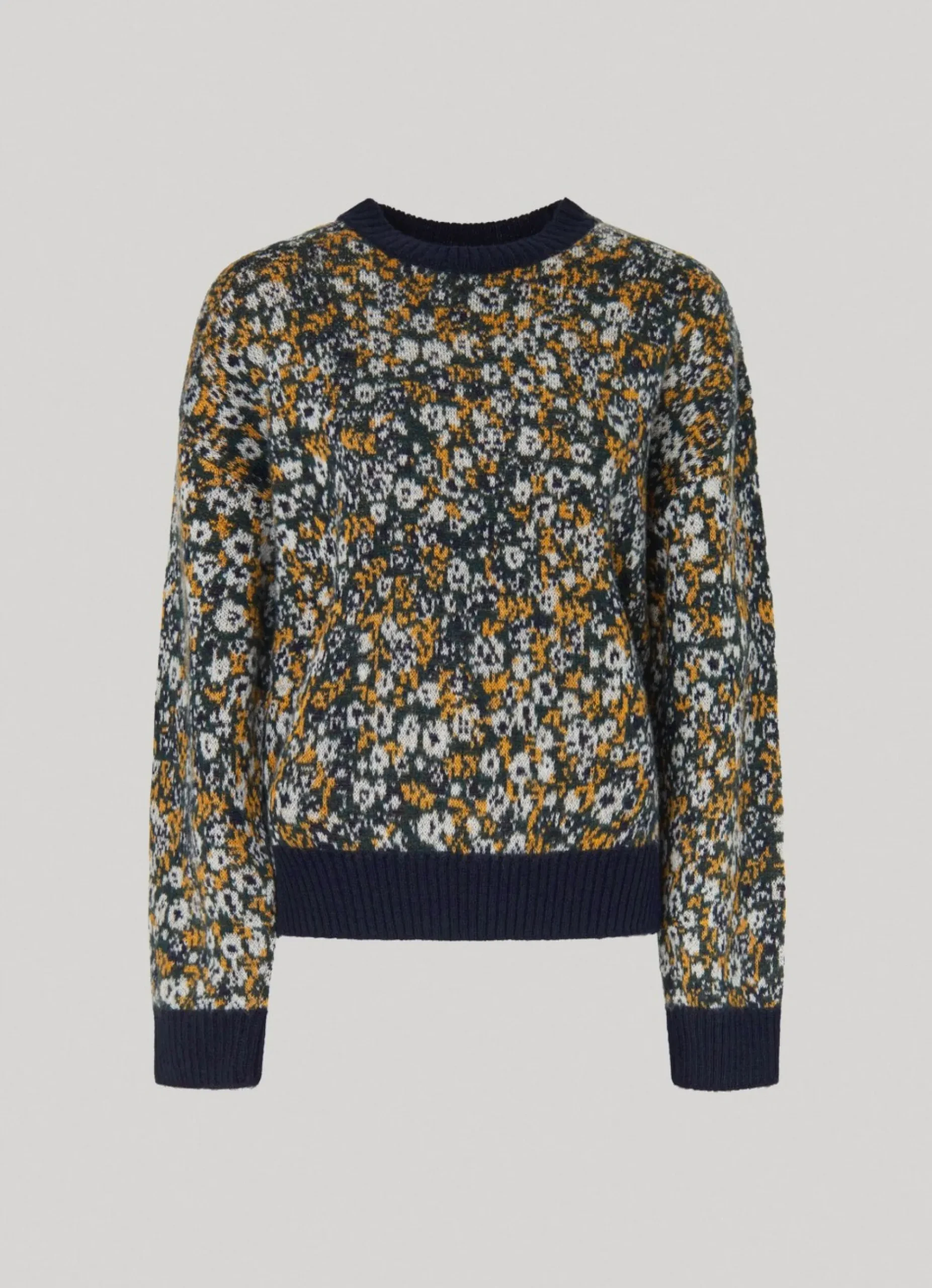 Mulher Pepe Jeans Malhas>Camisola Jacquard Floral