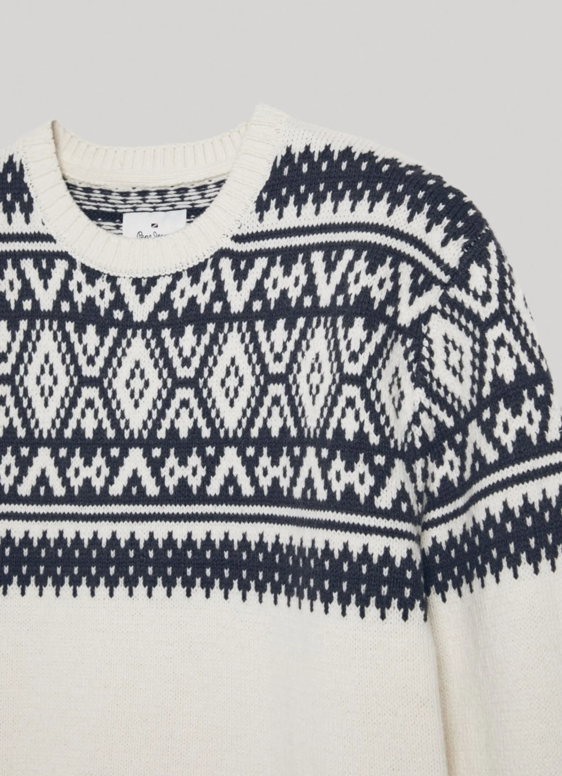 Homem Pepe Jeans Malhas>Camisola Jacquard Gola Redonda