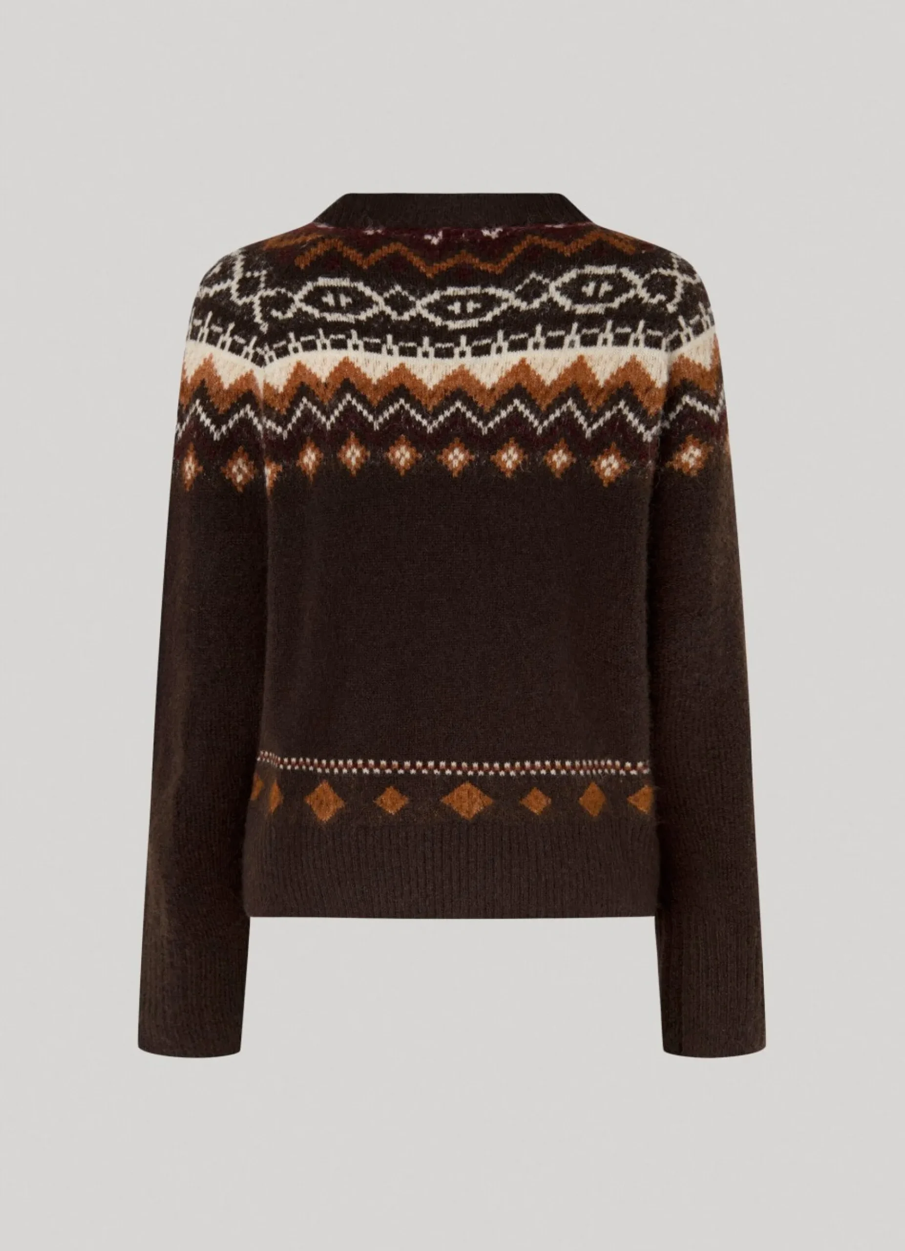 Mulher Pepe Jeans Malhas>Camisola Jacquard Gola Redonda