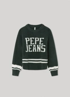 Rapariga Pepe Jeans Sweatshirts E Malhas>Camisola Logo Estampado