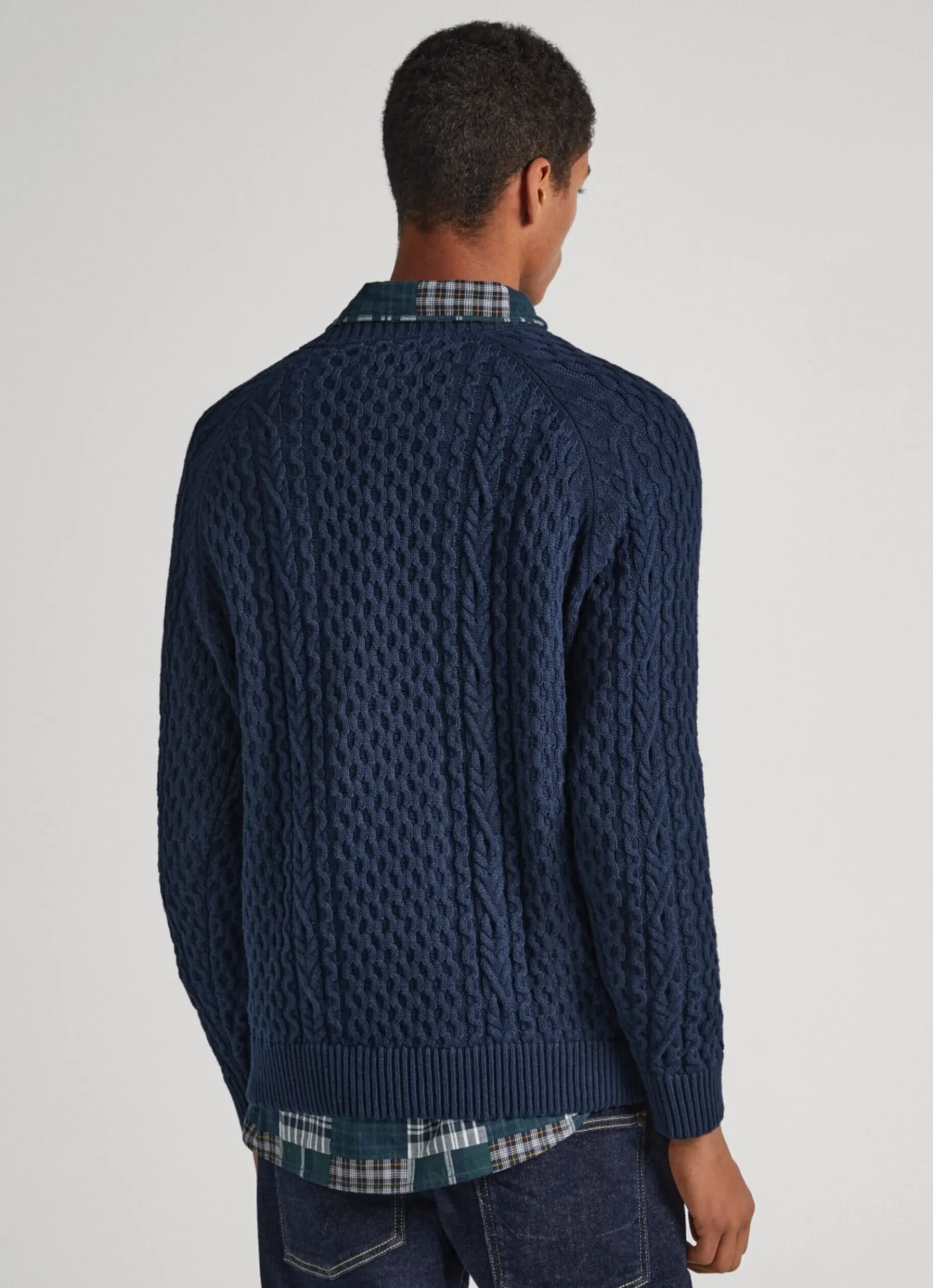 Homem Pepe Jeans Malhas>Camisola Malha Cabo Decote Redondo