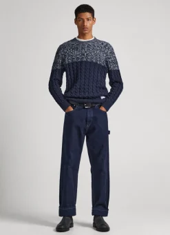 Homem Pepe Jeans Malhas>Camisola Malha Trancada Color Block