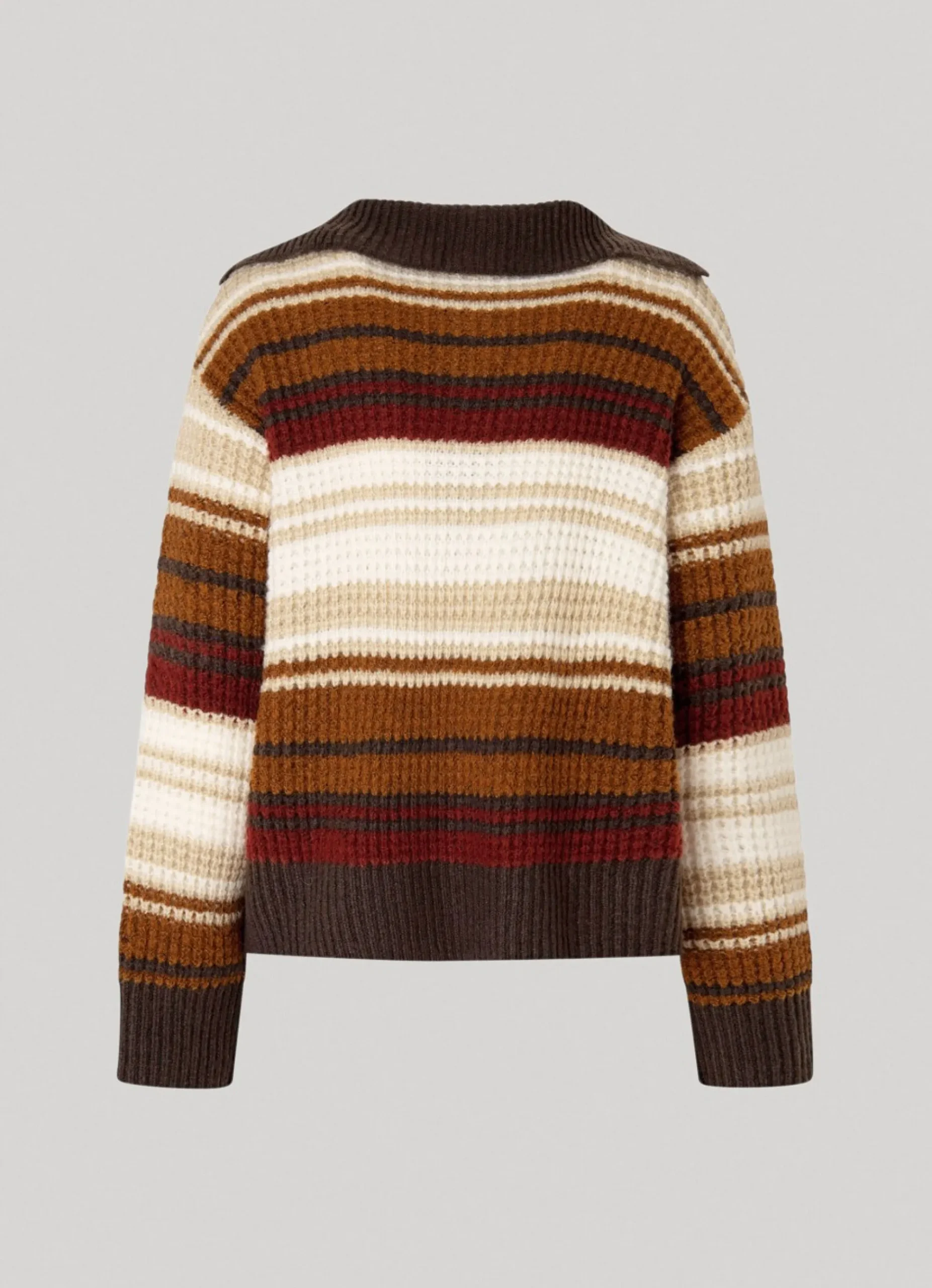 Mulher Pepe Jeans Malhas E Cardigans>Camisola Tipo Polo As Riscas