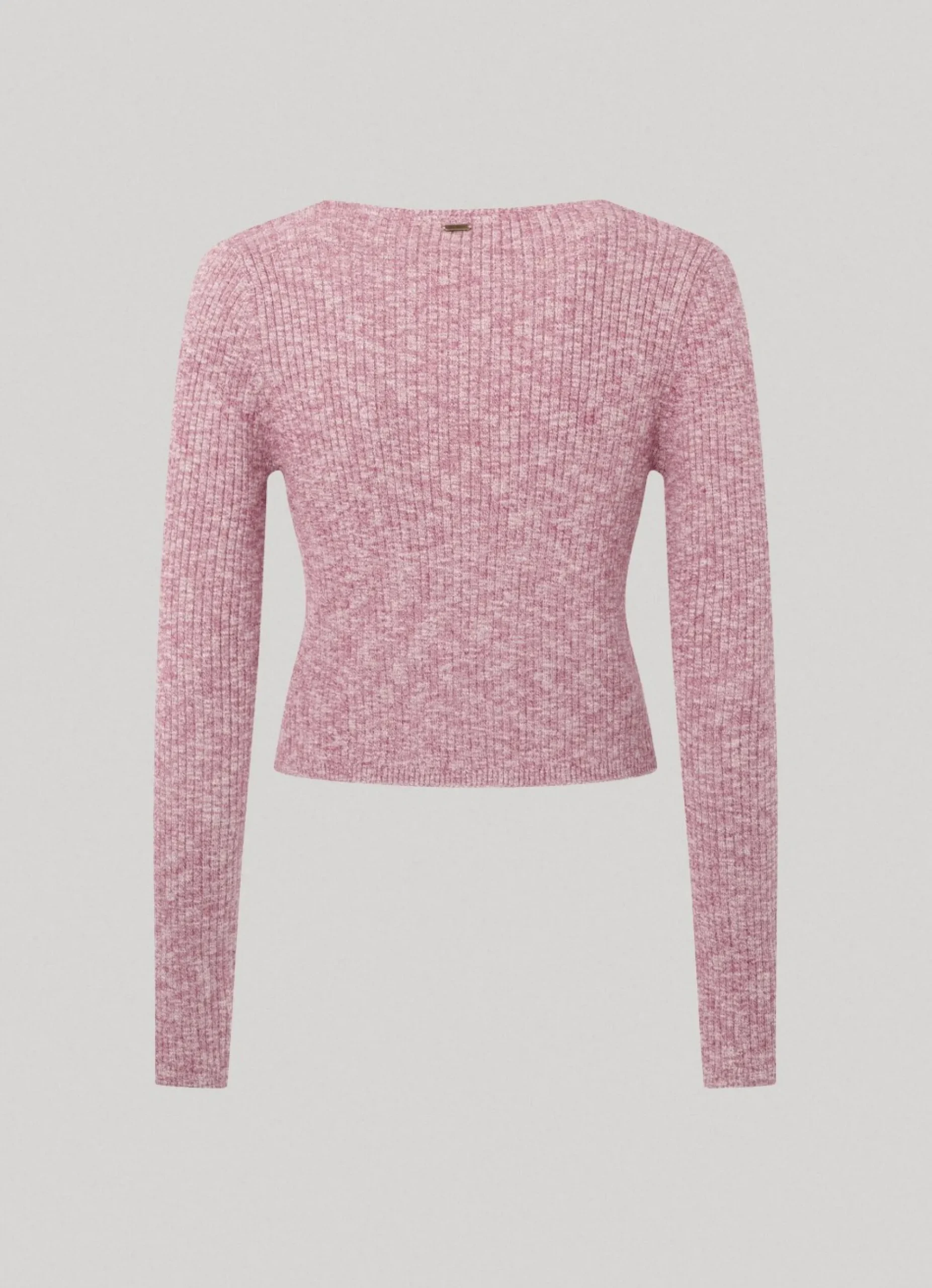 Mulher Pepe Jeans Malhas>Cardigan Algodao Melange Jaspeado