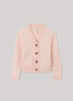 Rapariga Pepe Jeans Sweatshirts E Malhas>Cardigan Chenille