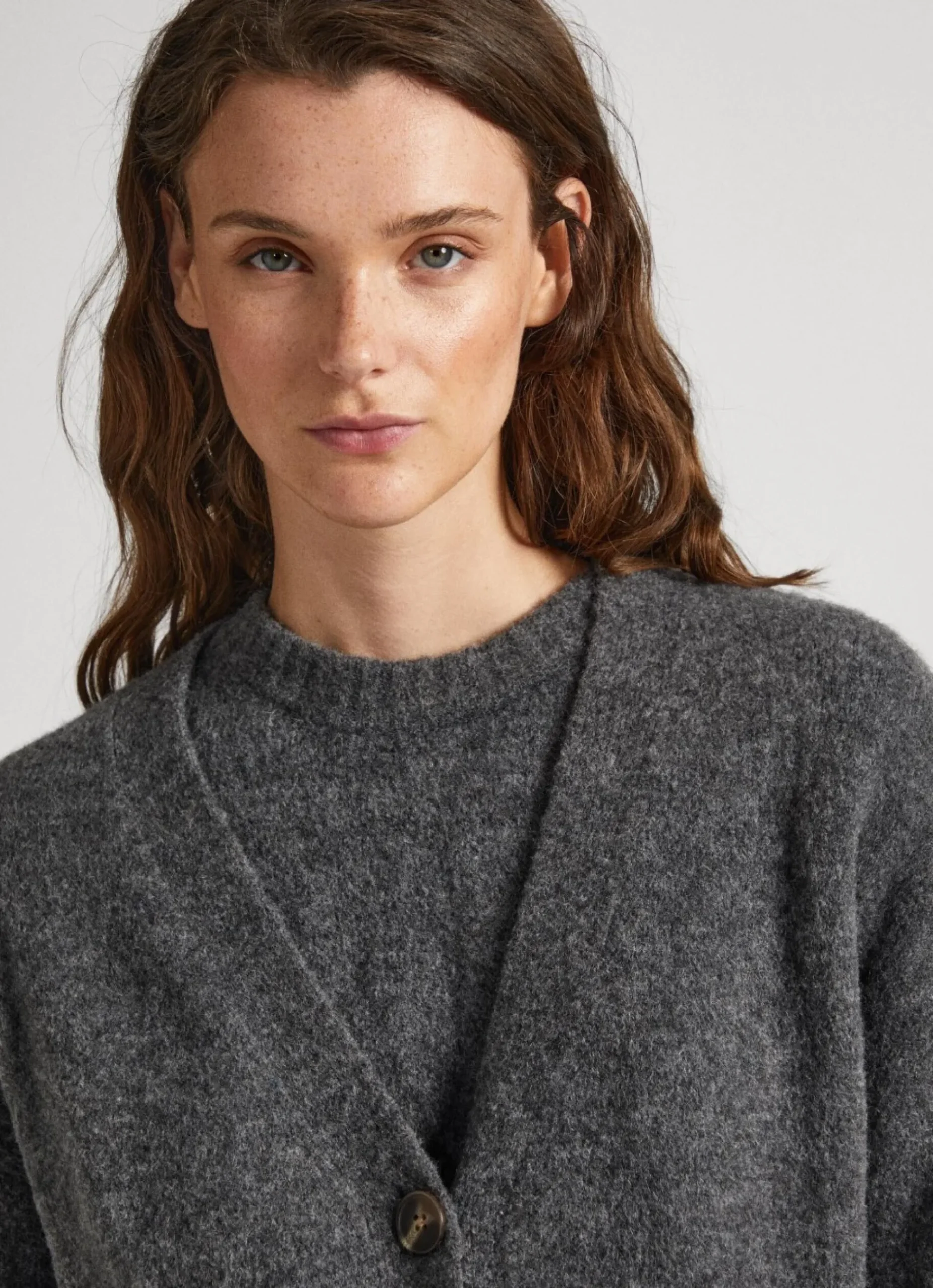 Mulher Pepe Jeans Malhas E Cardigans>Cardigan Com Botoes