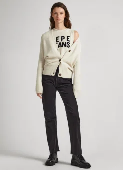 Mulher Pepe Jeans Malhas>Cardigan Com Botoes