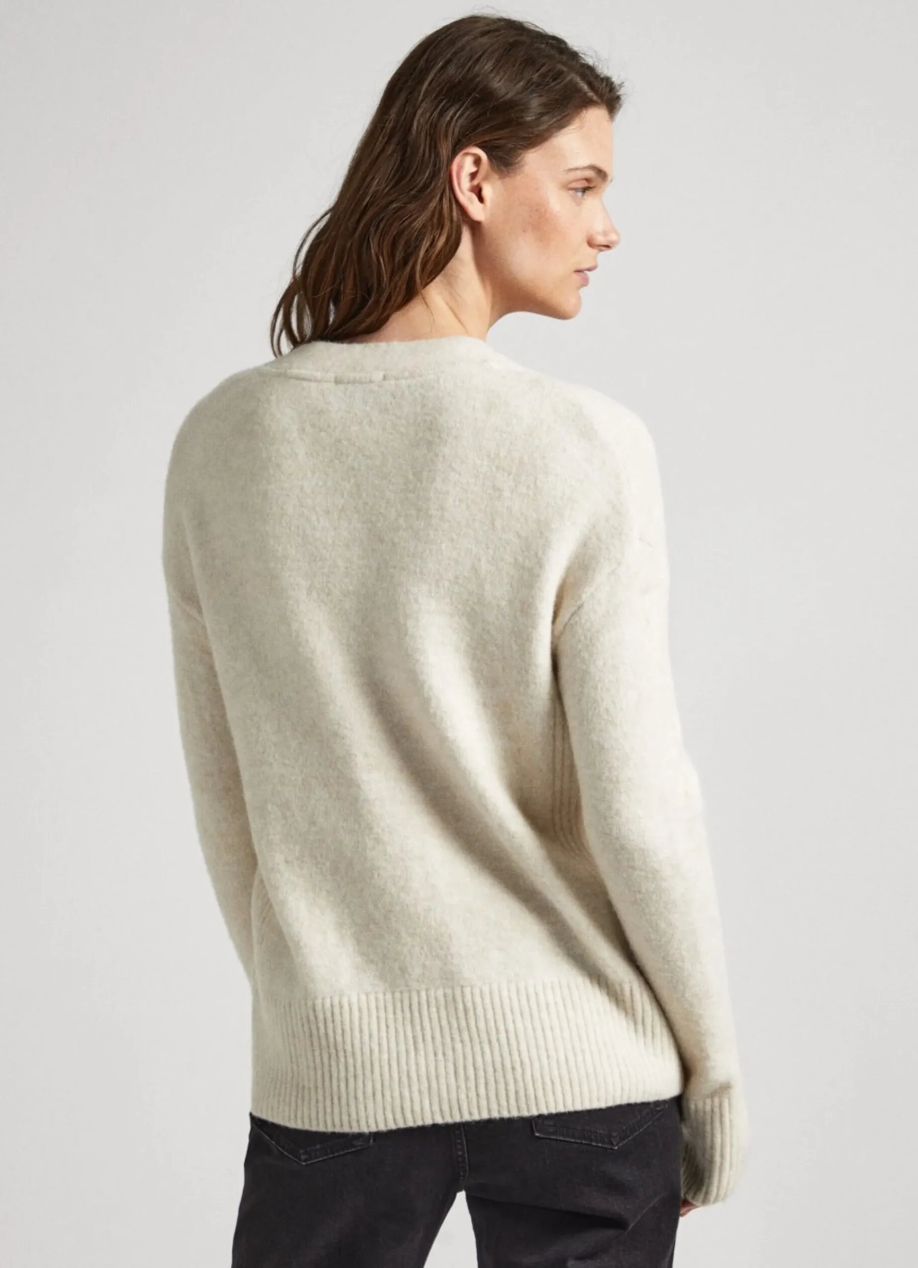 Mulher Pepe Jeans Malhas>Cardigan Com Botoes