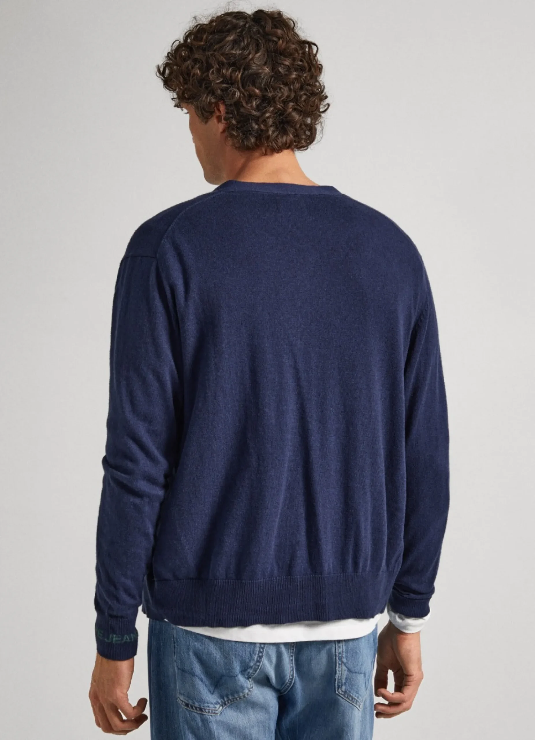 Homem Pepe Jeans Malhas>Cardigan Com Logo Bordado