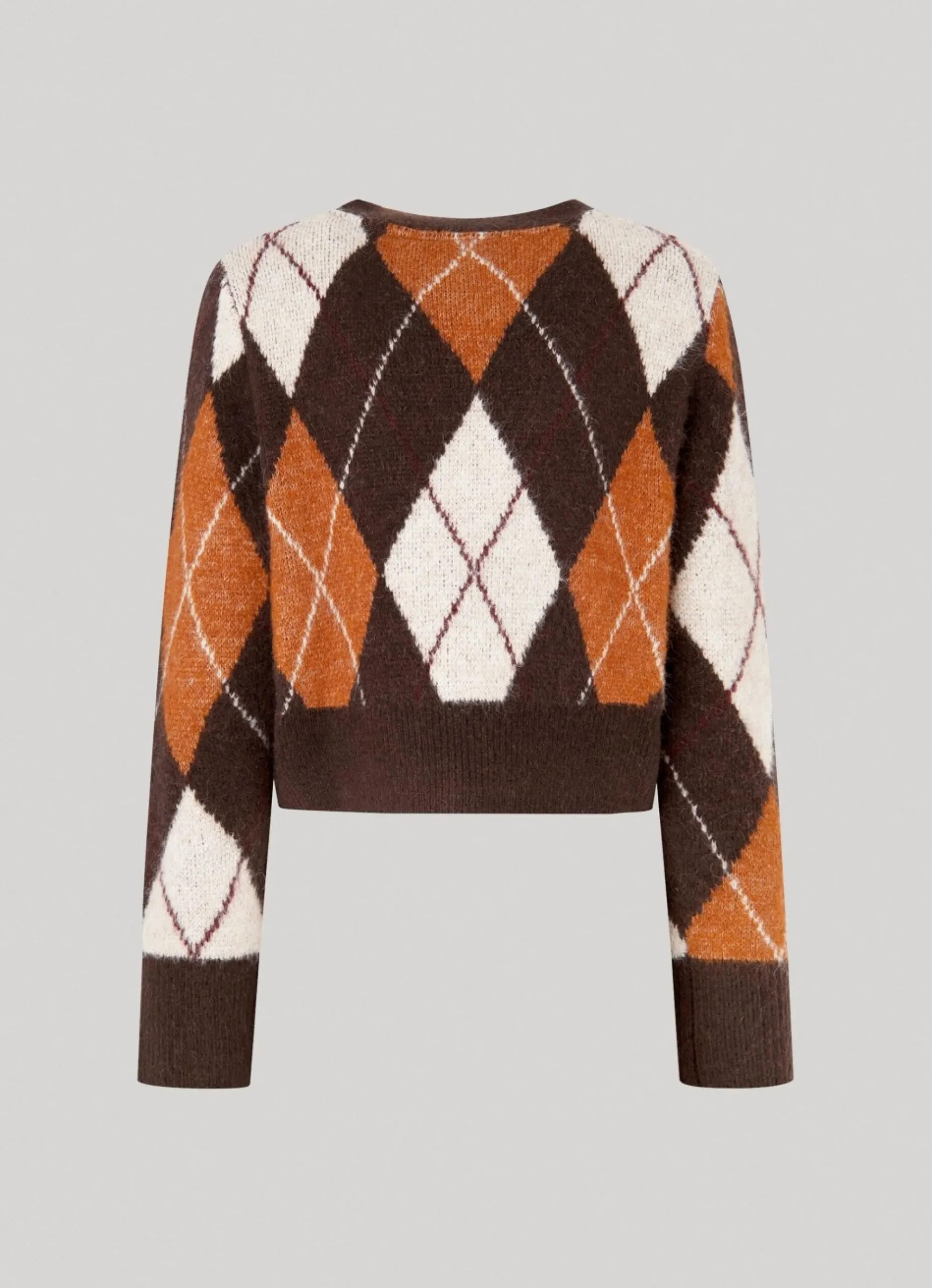 Mulher Pepe Jeans Malhas>Cardigan Losangos Entrelacados