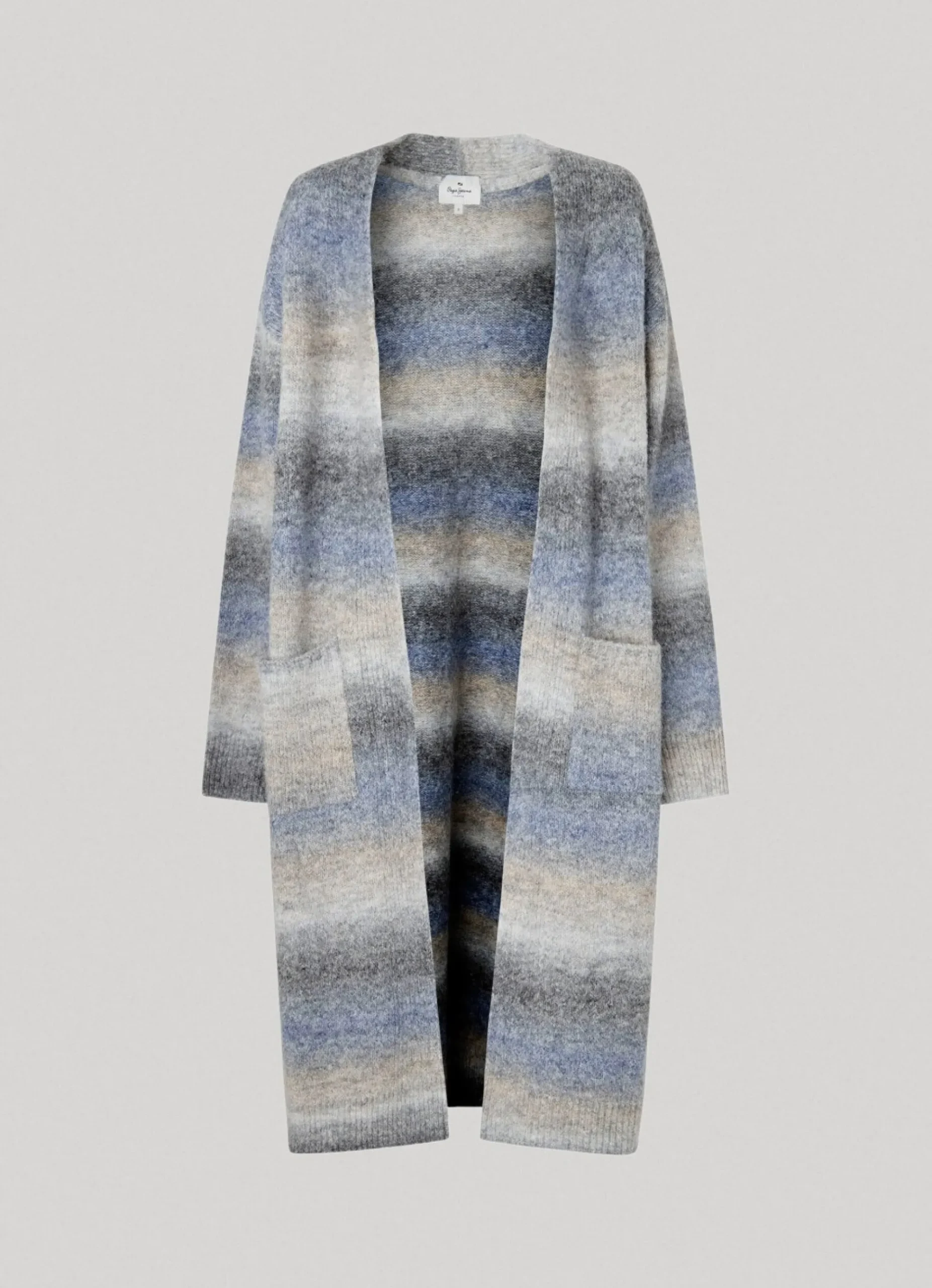Mulher Pepe Jeans Malhas>Cardigan Melange As Riscas