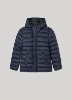 Rapaz Pepe Jeans Casaco E Jaquetas>Casaco Acolchoado Com Capuz