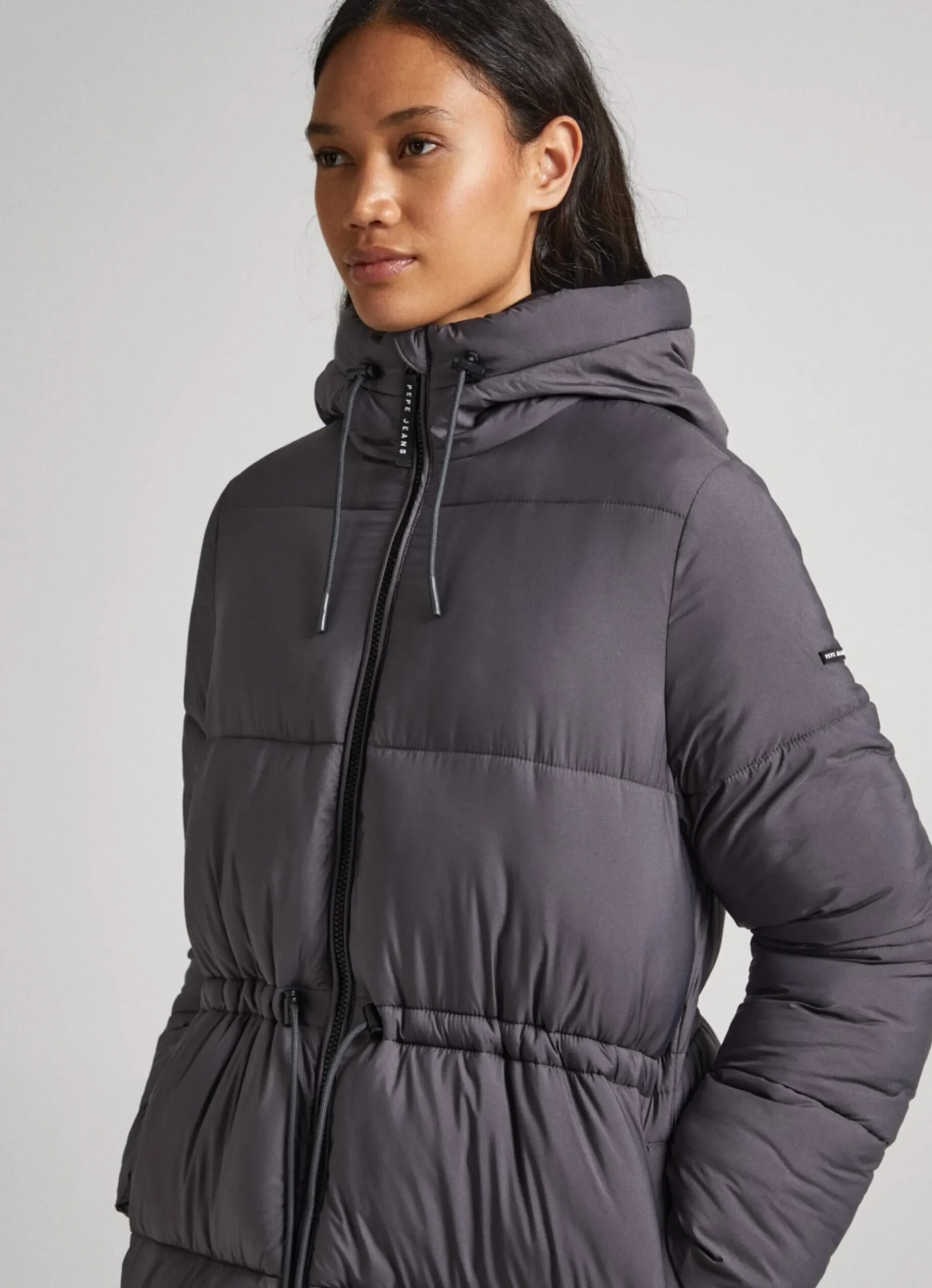 Mulher Pepe Jeans Casaco E Jaquetas>Casaco Acolchoado Com Capuz