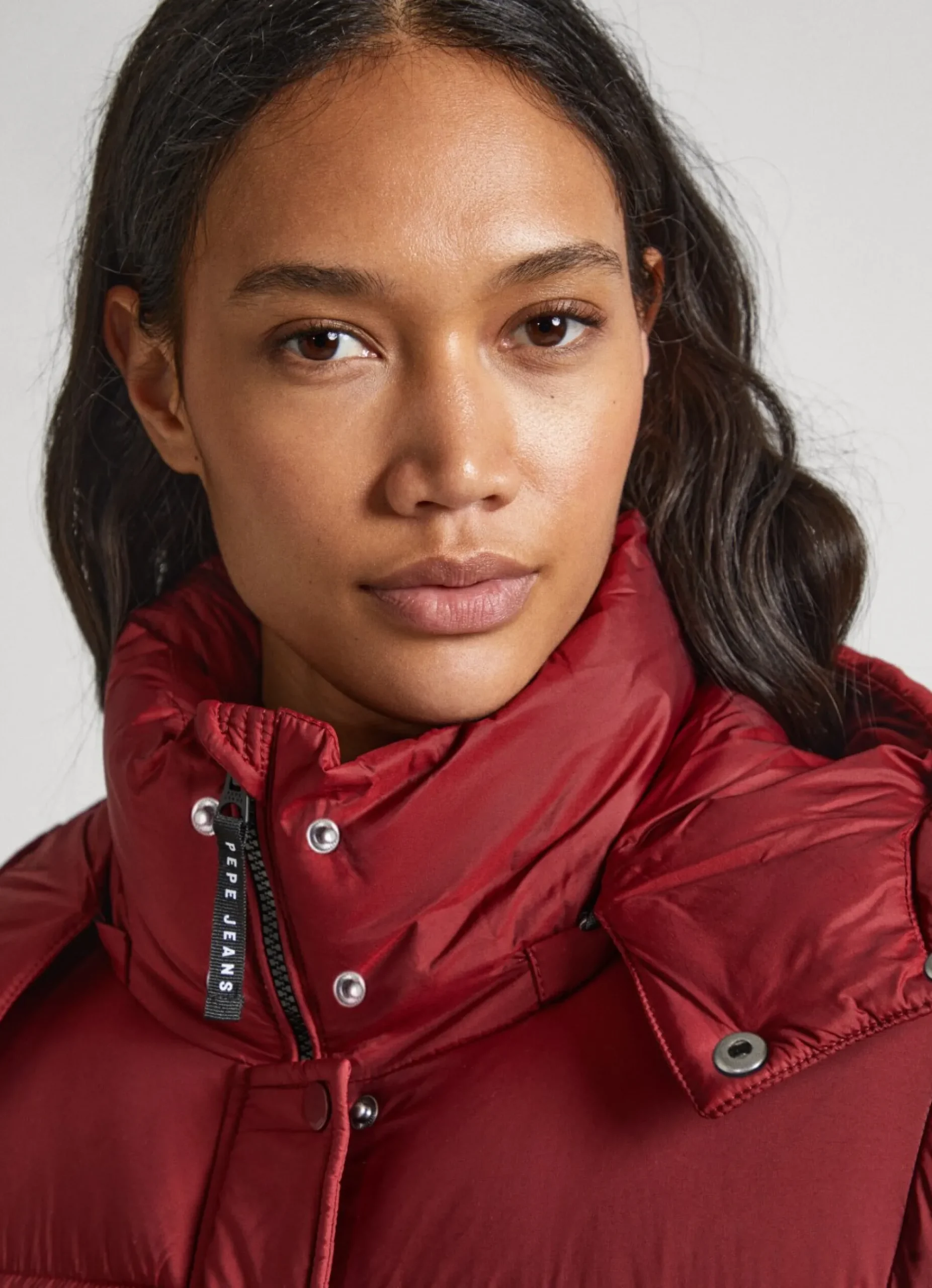 Mulher Pepe Jeans Casaco E Jaquetas>Casaco Acolchoado Com Capuz