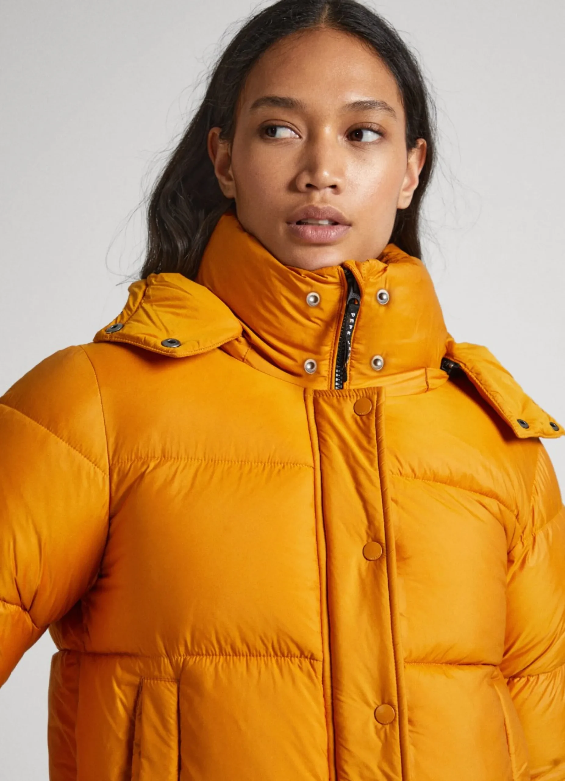 Mulher Pepe Jeans Casaco E Jaquetas>Casaco Acolchoado Com Capuz