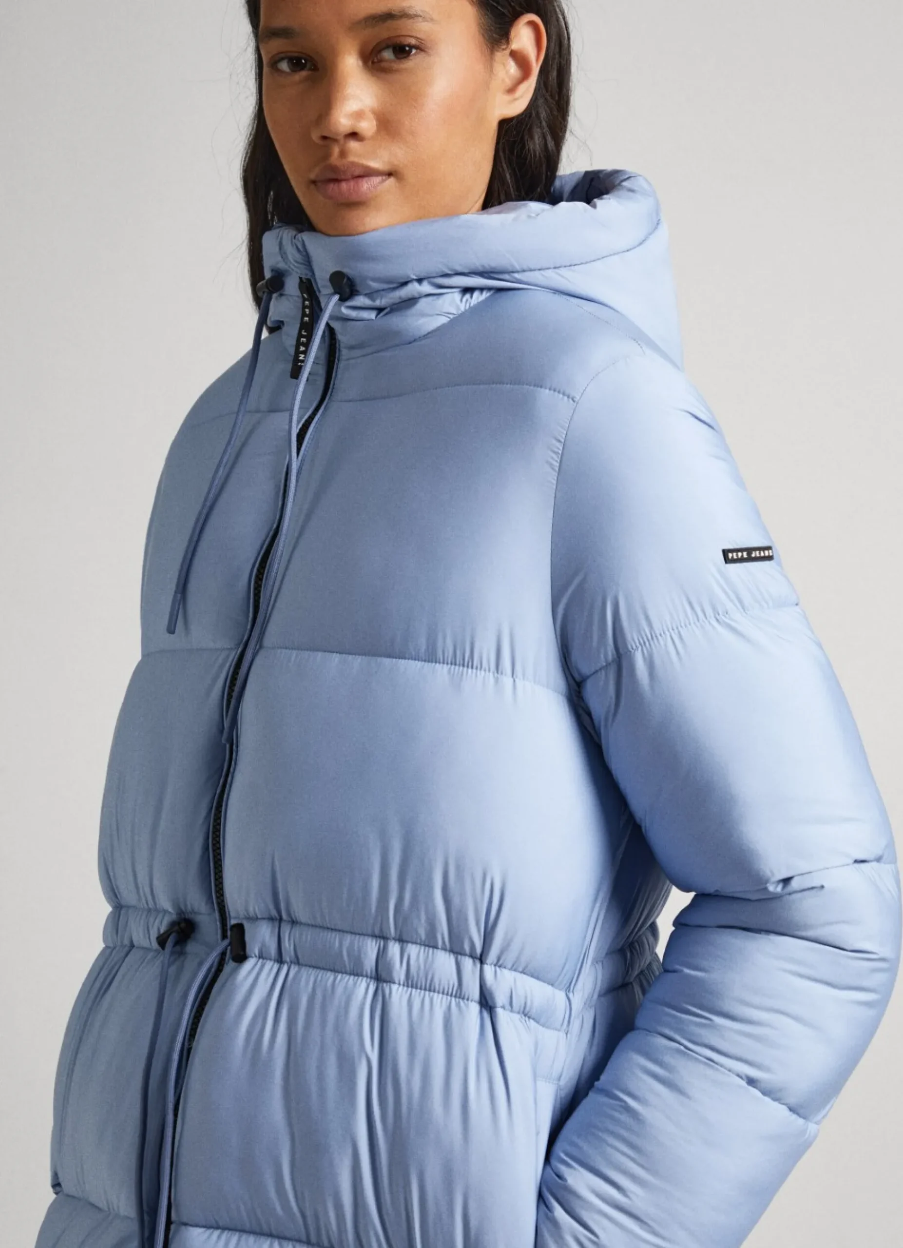 Mulher Pepe Jeans Casaco E Jaquetas>Casaco Acolchoado Com Capuz