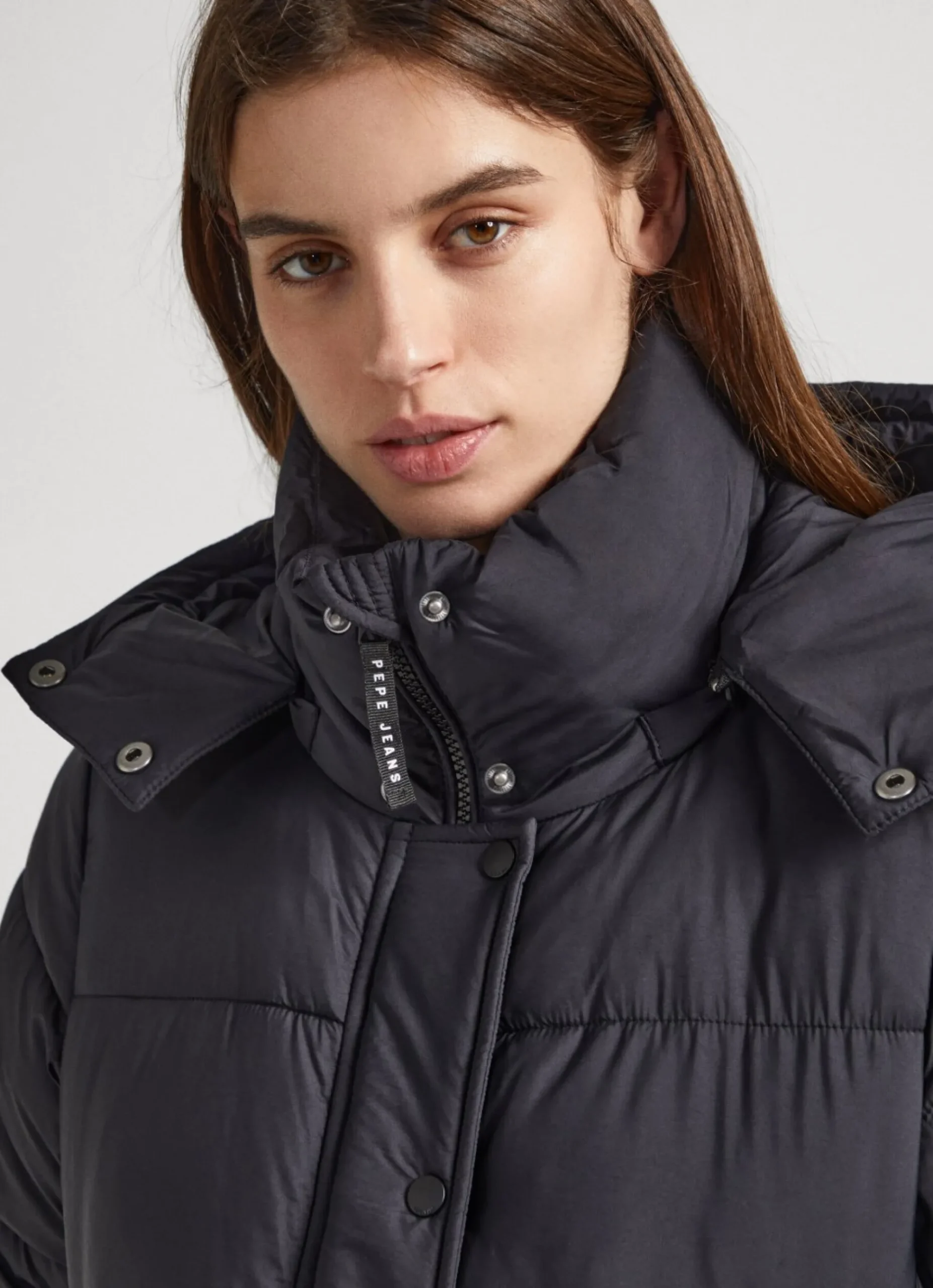 Mulher Pepe Jeans Casaco E Jaquetas>Casaco Acolchoado Com Capuz