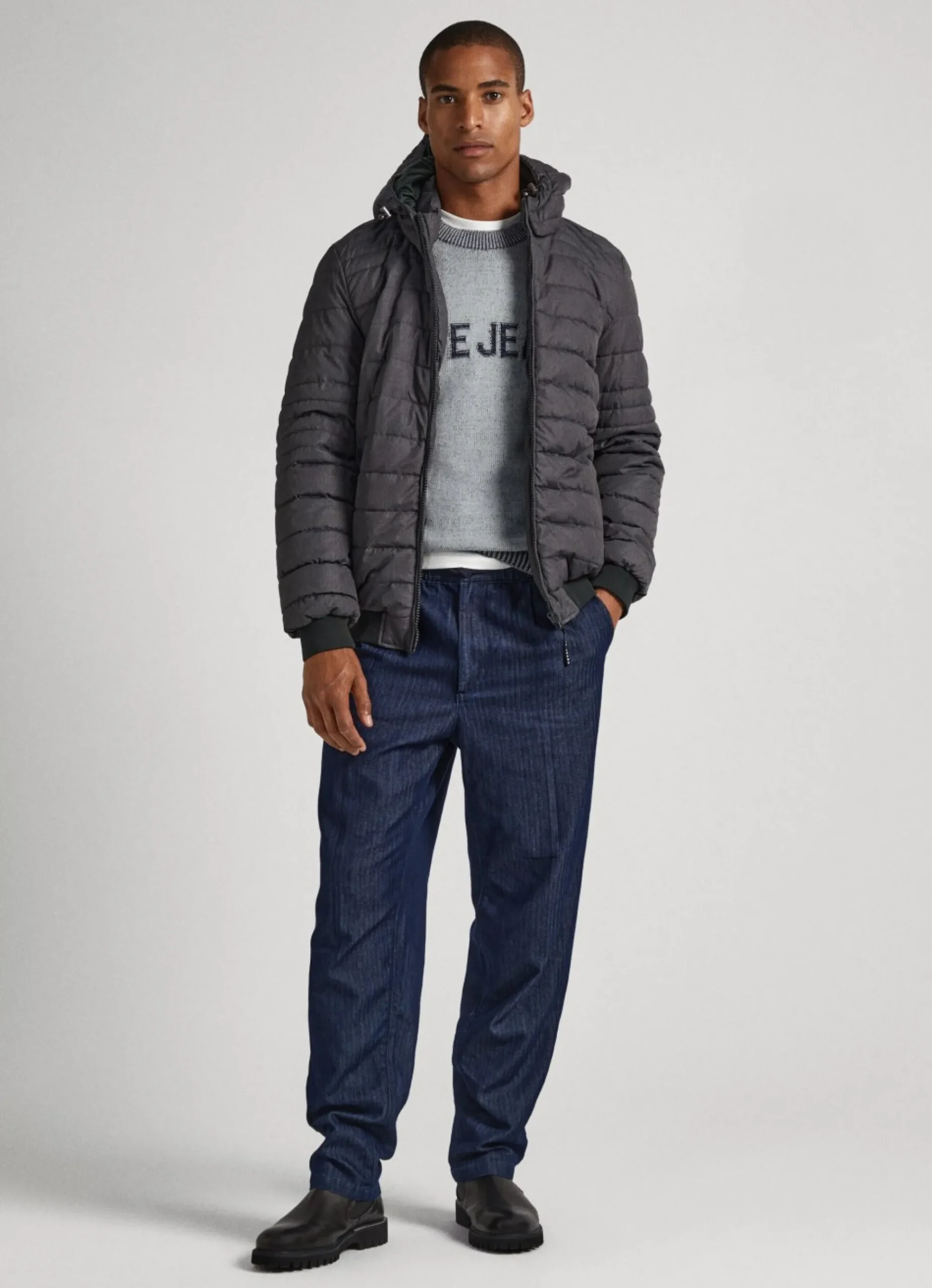 Homem Pepe Jeans Casaco E Jaquetas>Casaco Acolchoado Jaspeado