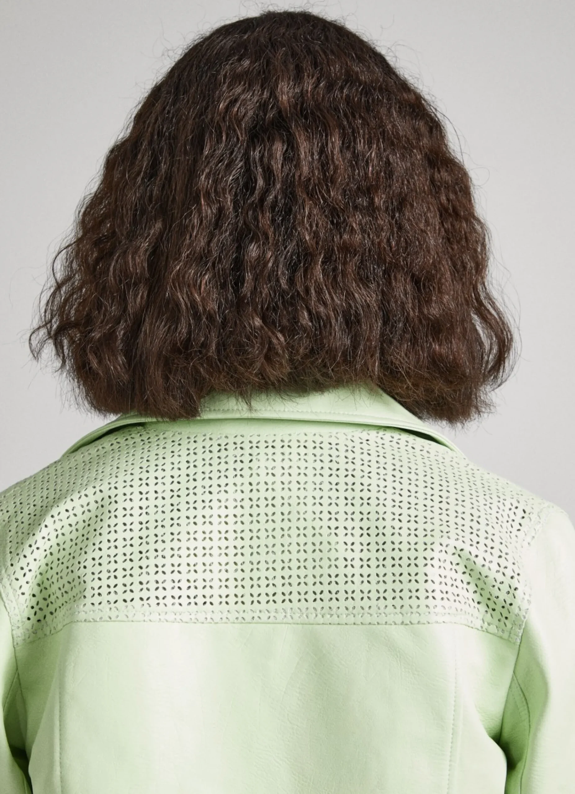 Mulher Pepe Jeans Casaco E Jaquetas>Casaco Biker Com Detalhes Abertos