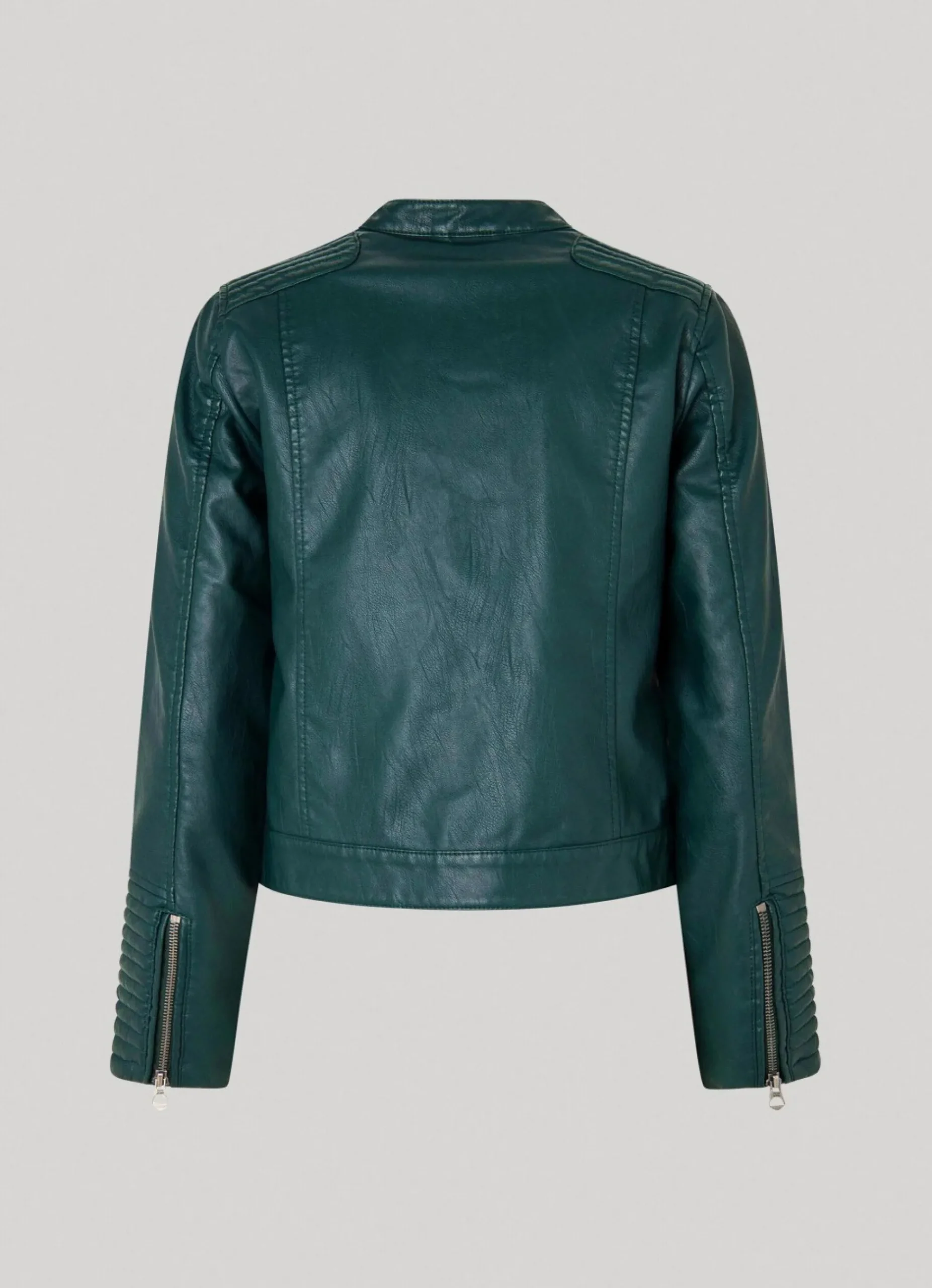 Mulher Pepe Jeans Casaco E Jaquetas>Casaco Biker Ombros Acolchoados
