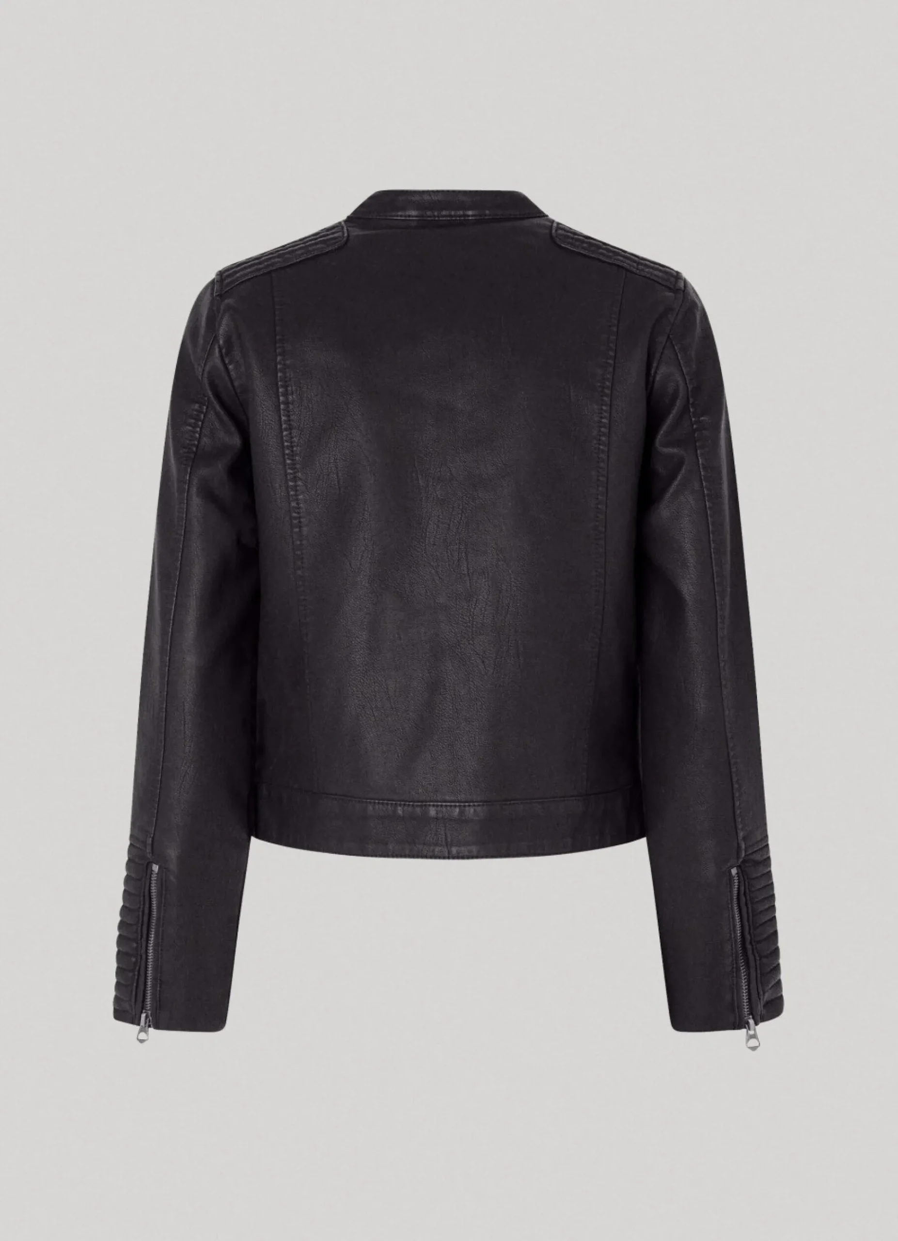 Mulher Pepe Jeans Casaco E Jaquetas>Casaco Biker Ombros Acolchoados