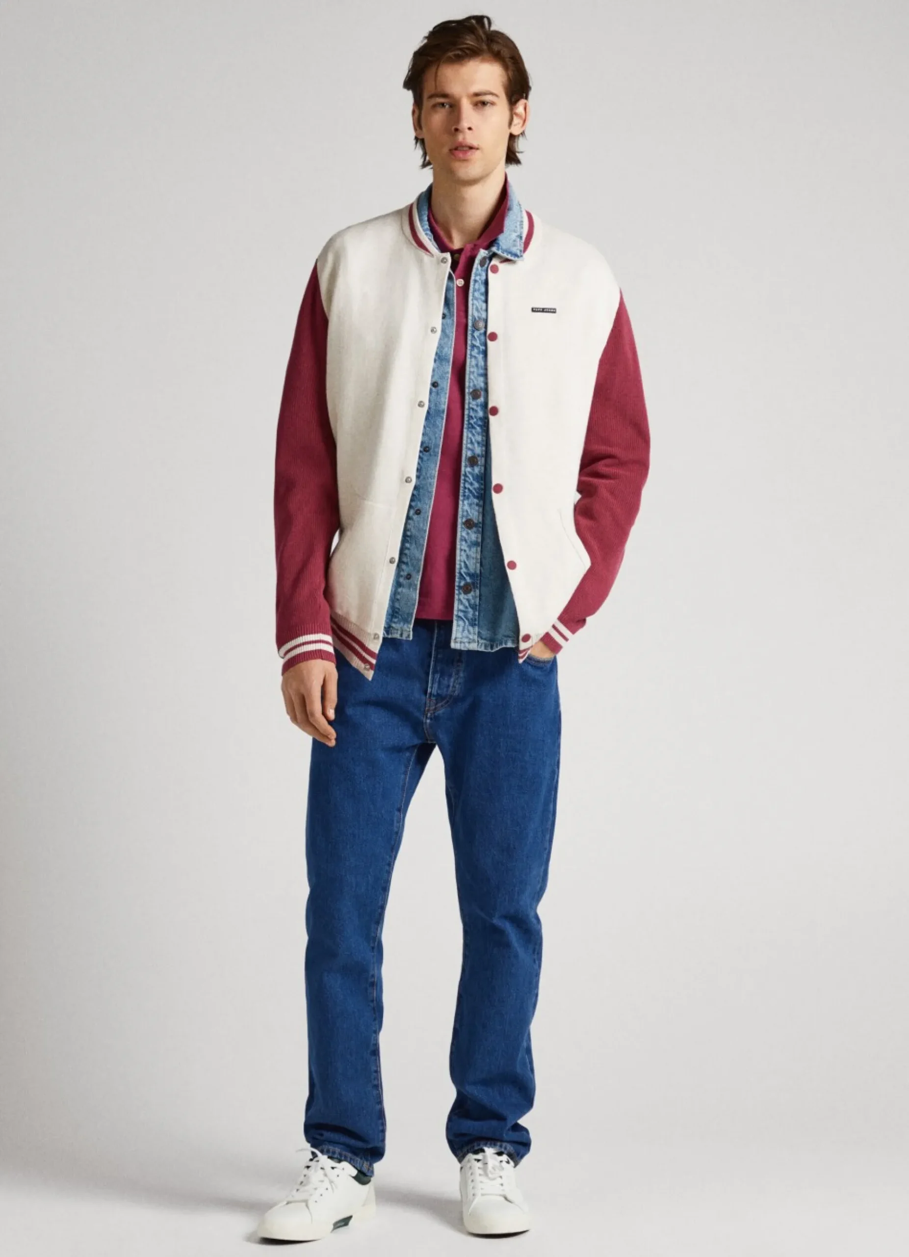 Homem Pepe Jeans Casaco E Jaquetas>Casaco Bomber Malha Lisa