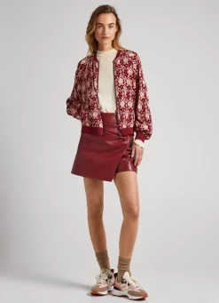 Mulher Pepe Jeans Casaco E Jaquetas>Casaco Bomber Ornamental
