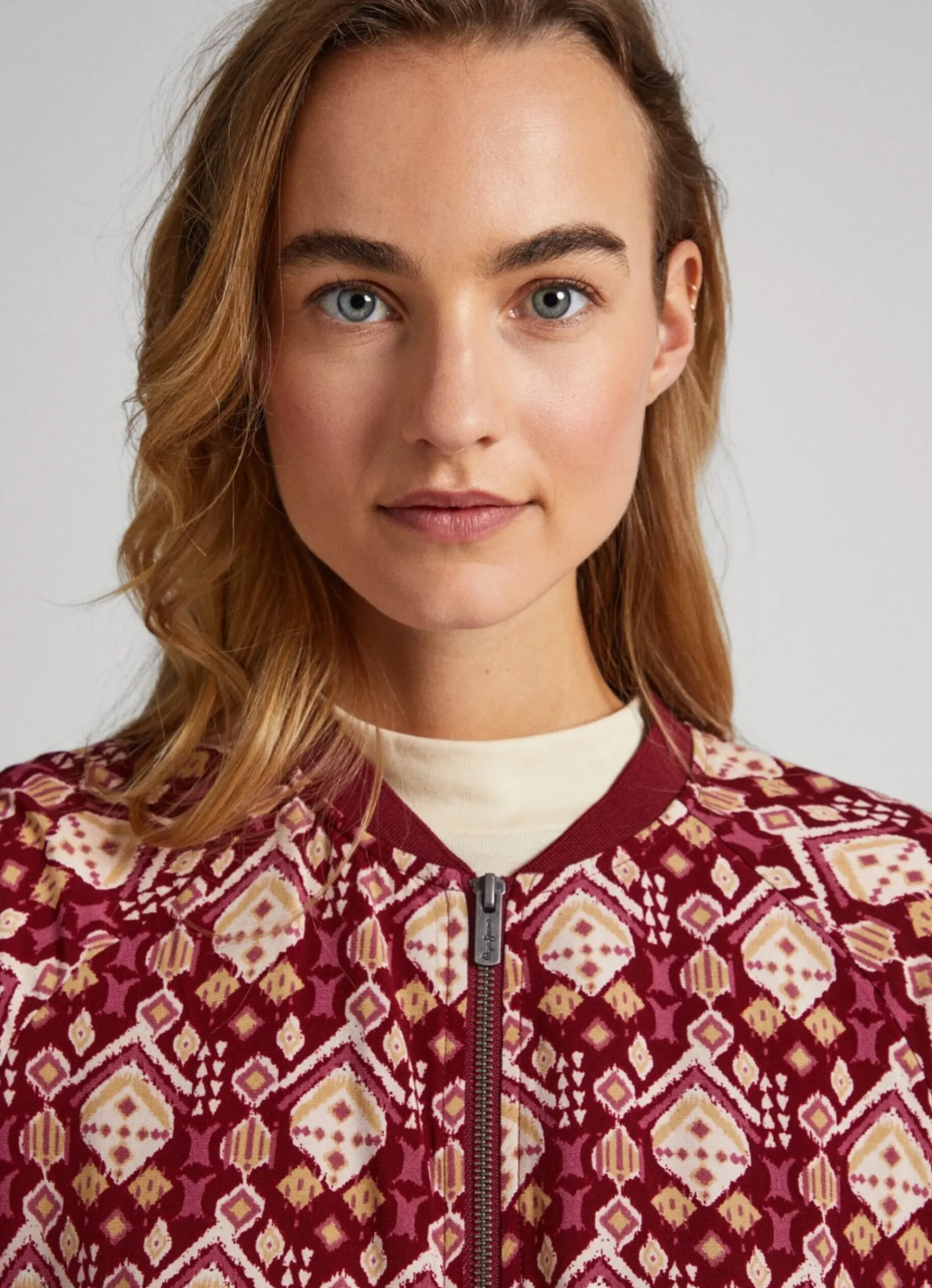 Mulher Pepe Jeans Casaco E Jaquetas>Casaco Bomber Ornamental