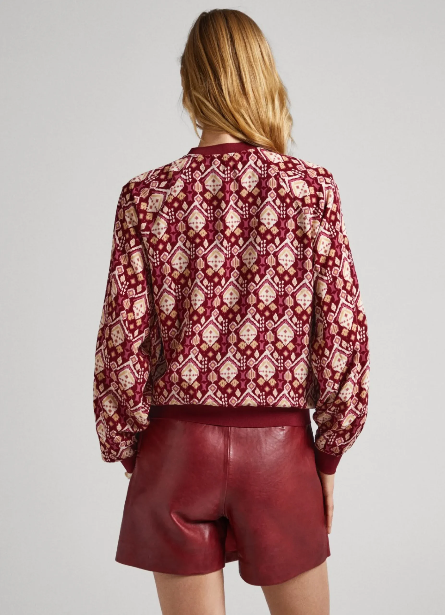 Mulher Pepe Jeans Casaco E Jaquetas>Casaco Bomber Ornamental