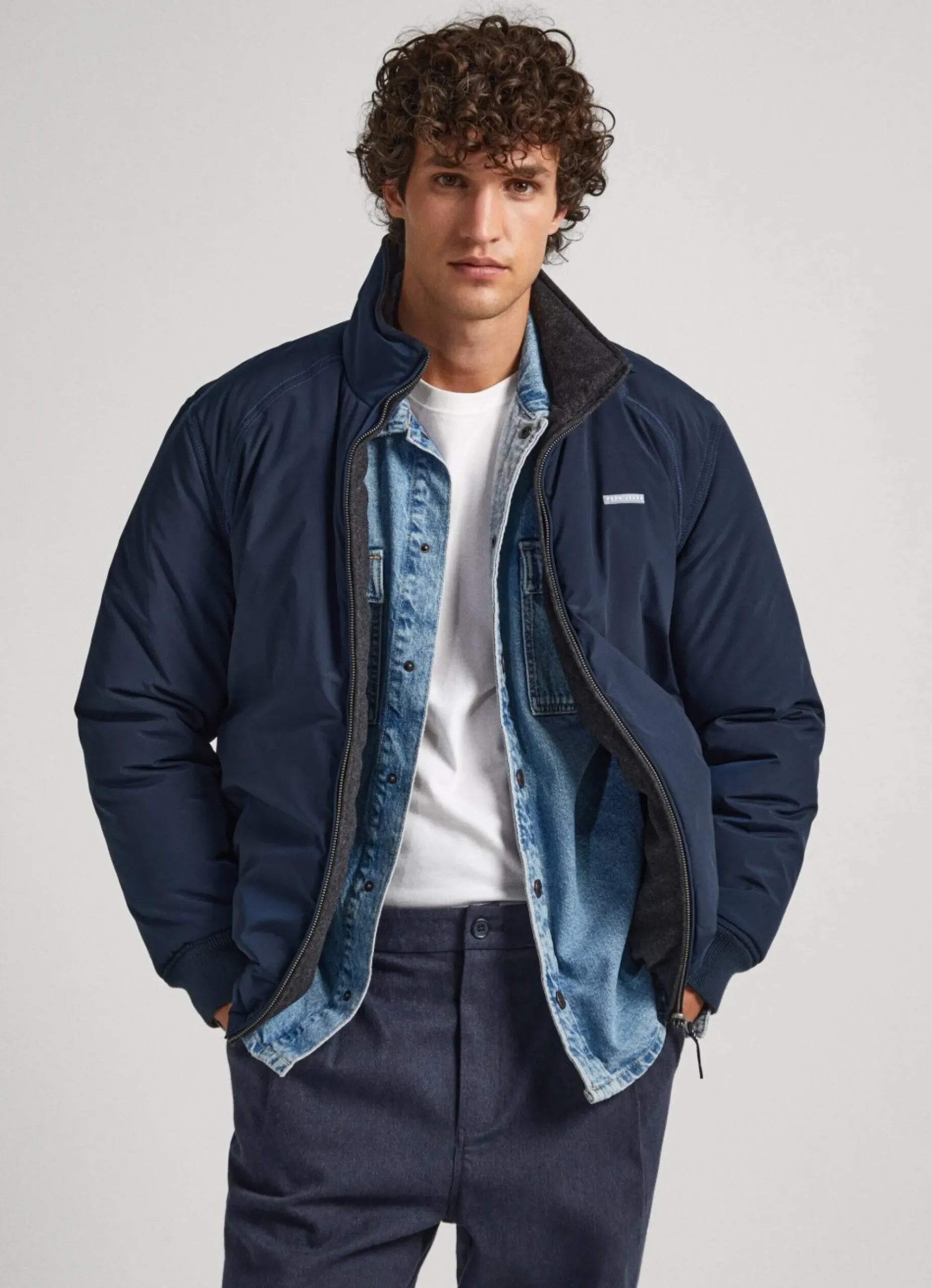 Homem Pepe Jeans Casaco E Jaquetas>Casaco Bomber Reversivel