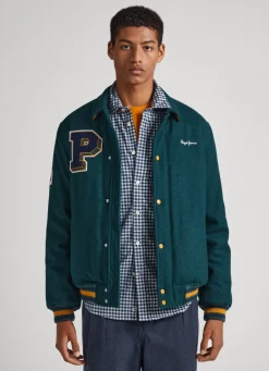 Homem Pepe Jeans Casaco E Jaquetas>Casaco Bomber Universitario