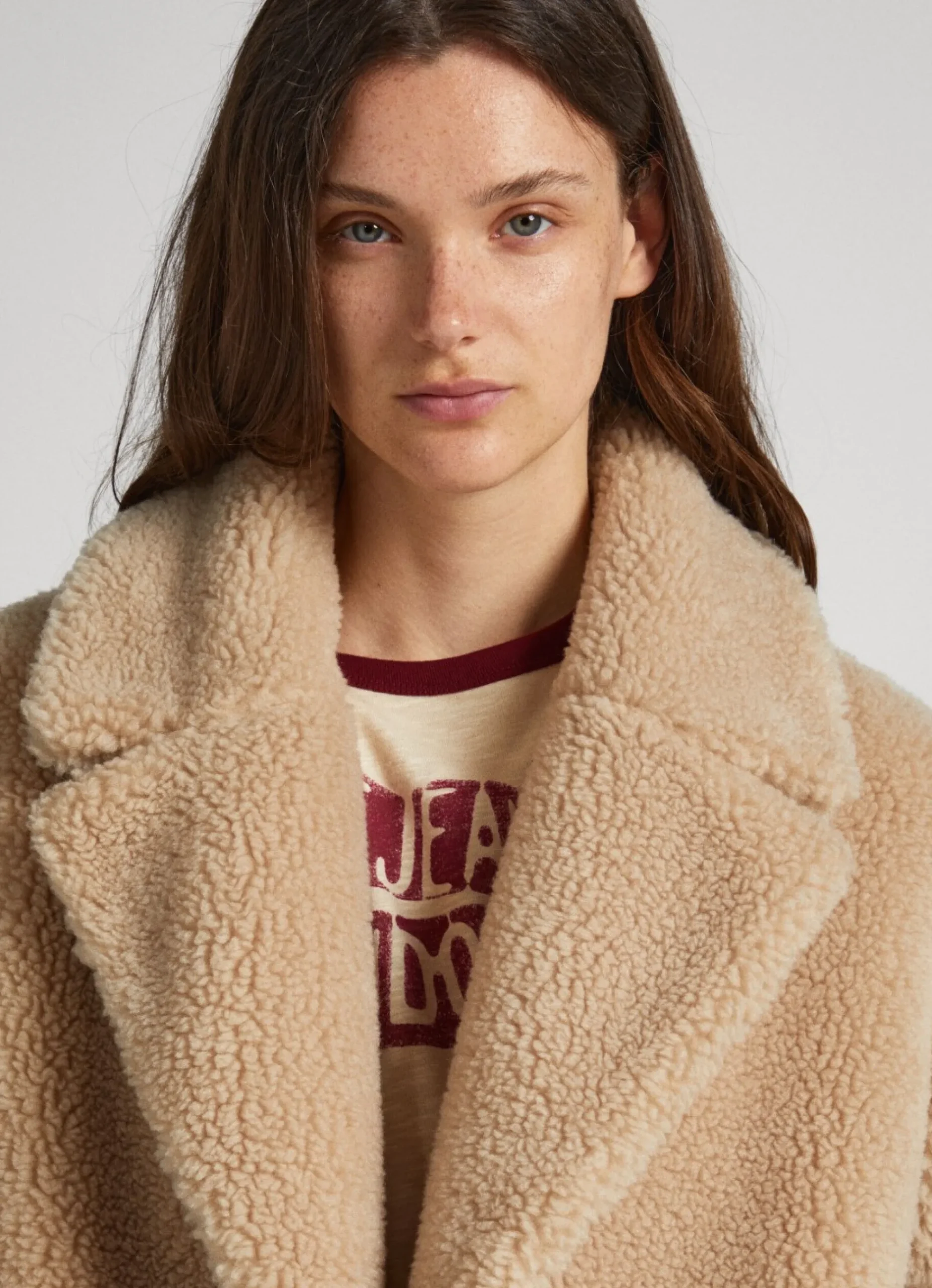 Mulher Pepe Jeans Casaco E Jaquetas>Casaco Borrego