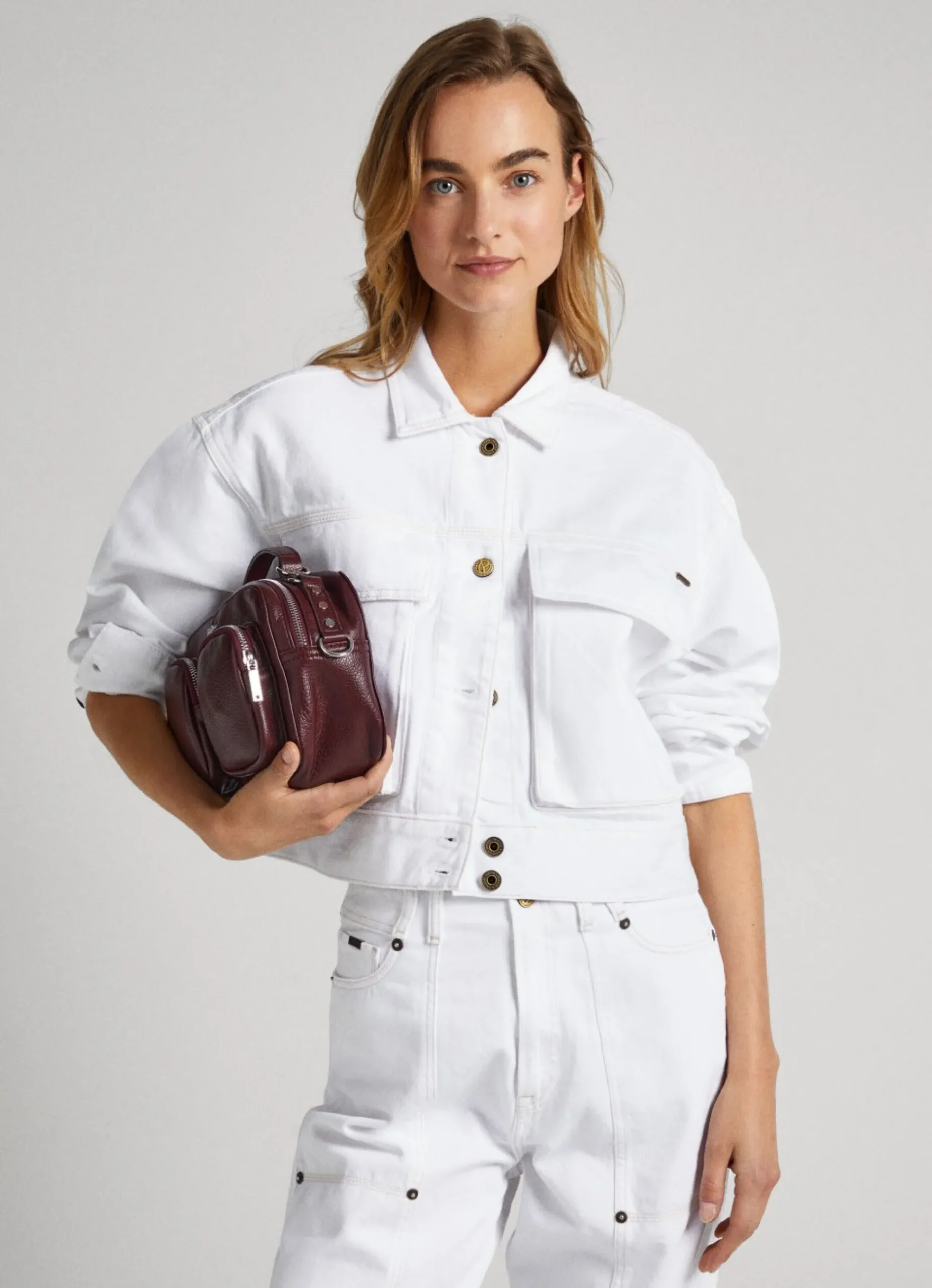 Mulher Pepe Jeans Casaco E Jaquetas>Casaco Boxy Fit