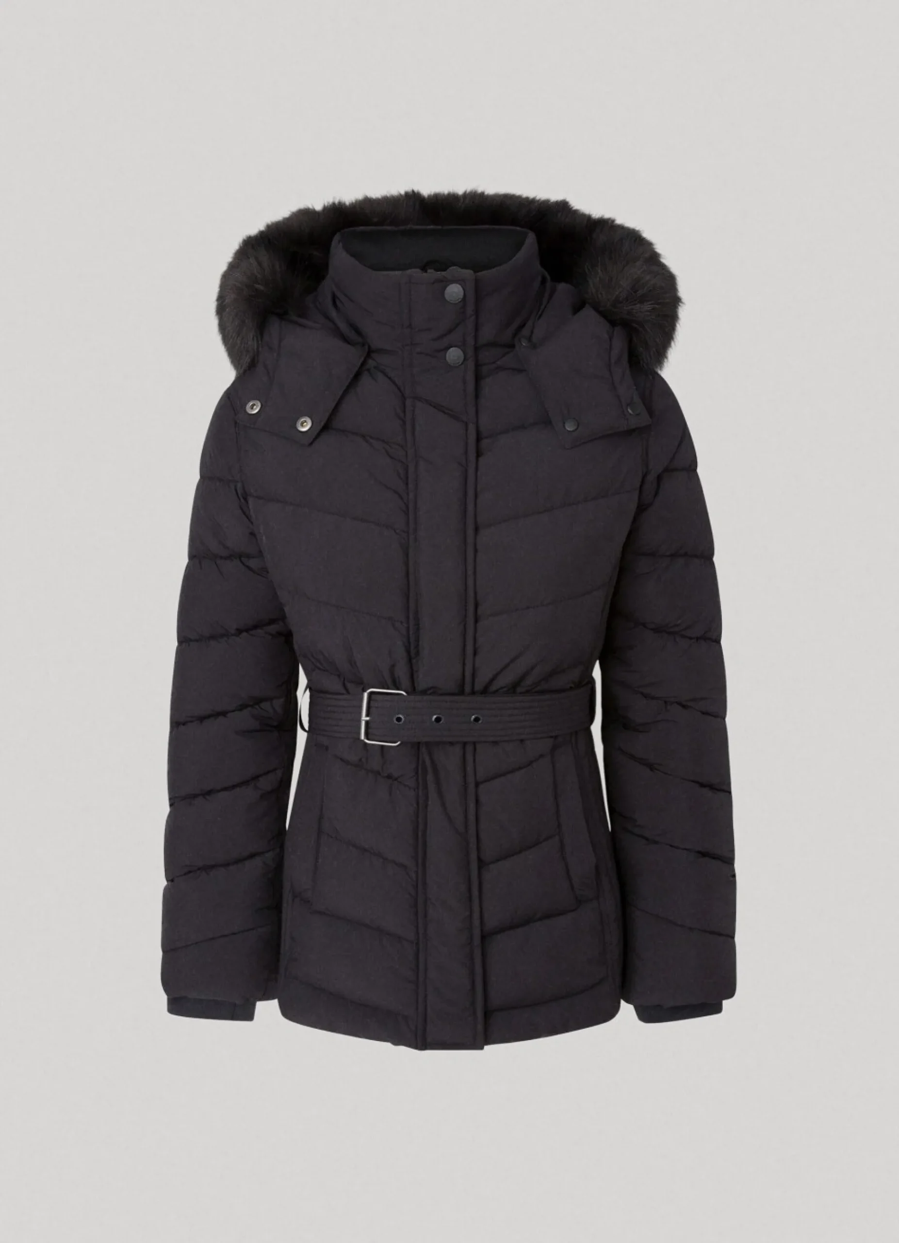 Mulher Pepe Jeans Casaco E Jaquetas>Casaco Comprido Acolchoado