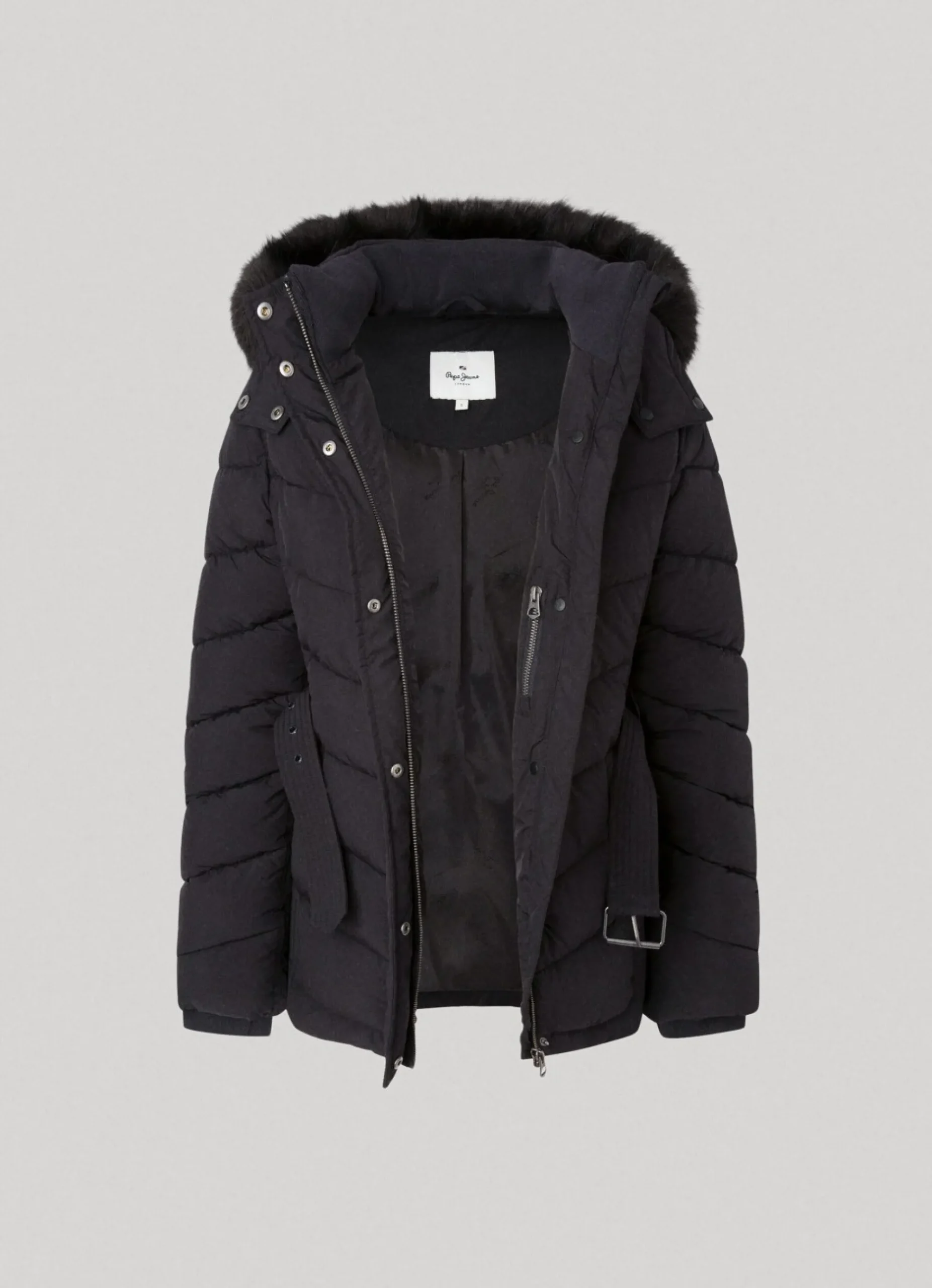 Mulher Pepe Jeans Casaco E Jaquetas>Casaco Comprido Acolchoado