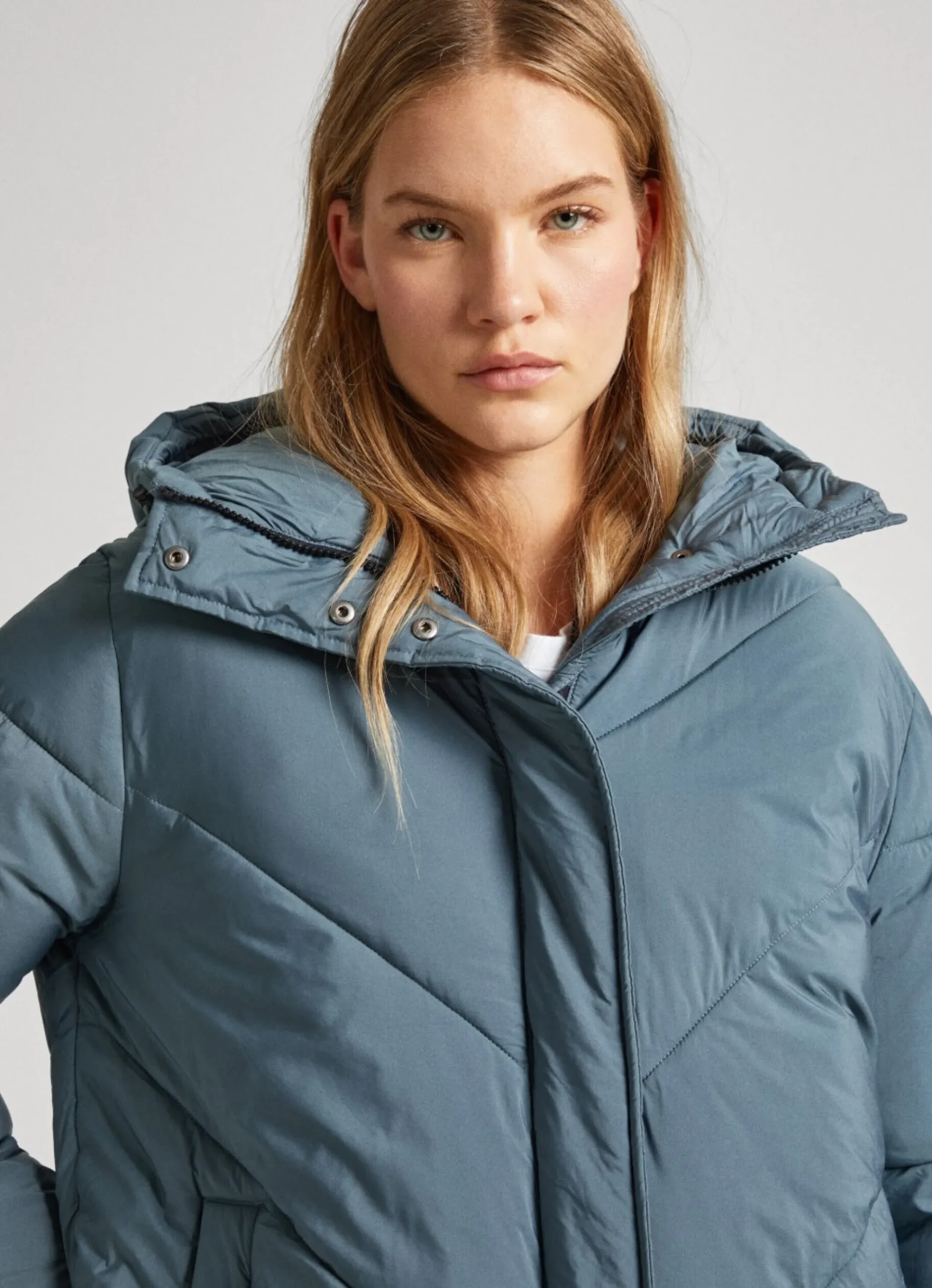 Mulher Pepe Jeans Casaco E Jaquetas>Casaco Comprido Acolchoado