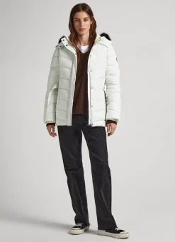 Mulher Pepe Jeans Casaco E Jaquetas>Casaco Comprido Acolchoado