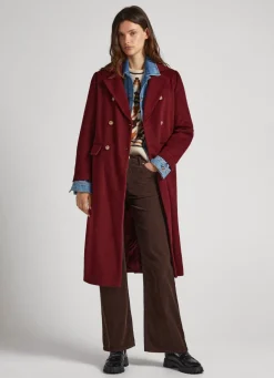Mulher Pepe Jeans Casaco E Jaquetas>Casaco Comprido De La