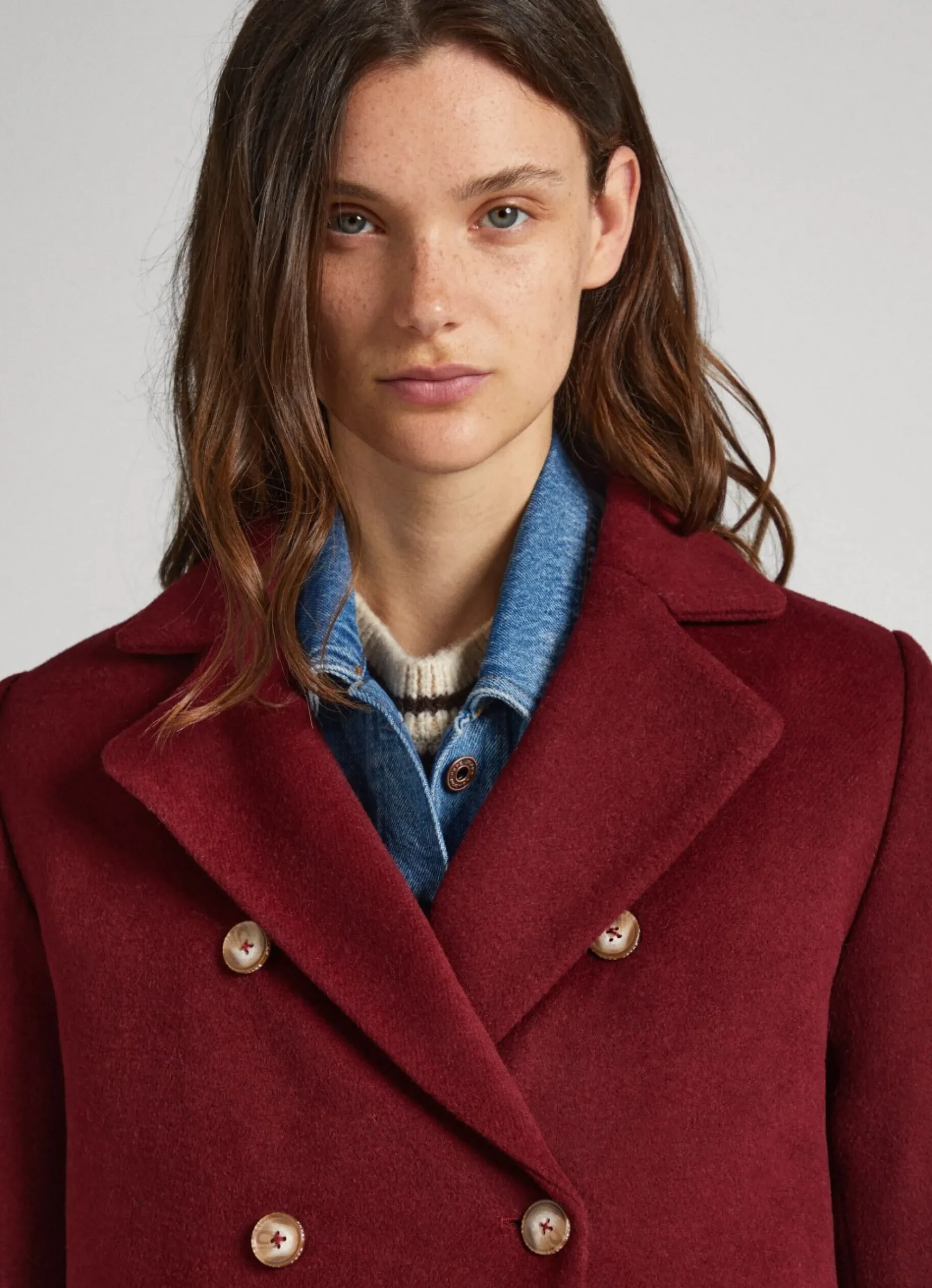 Mulher Pepe Jeans Casaco E Jaquetas>Casaco Comprido De La
