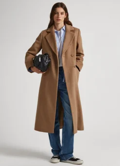 Mulher Pepe Jeans Casaco E Jaquetas>Casaco Comprido De La
