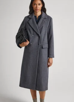Mulher Pepe Jeans Casaco E Jaquetas>Casaco Comprido De La