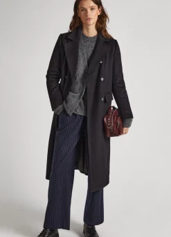 Mulher Pepe Jeans Casaco E Jaquetas>Casaco Comprido De La