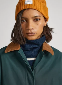 Mulher Pepe Jeans Casaco E Jaquetas>Casaco Comprido Gola De Veludo