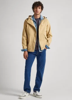 Homem Pepe Jeans Casaco E Jaquetas>Casaco Corta-Vento Com Capuz