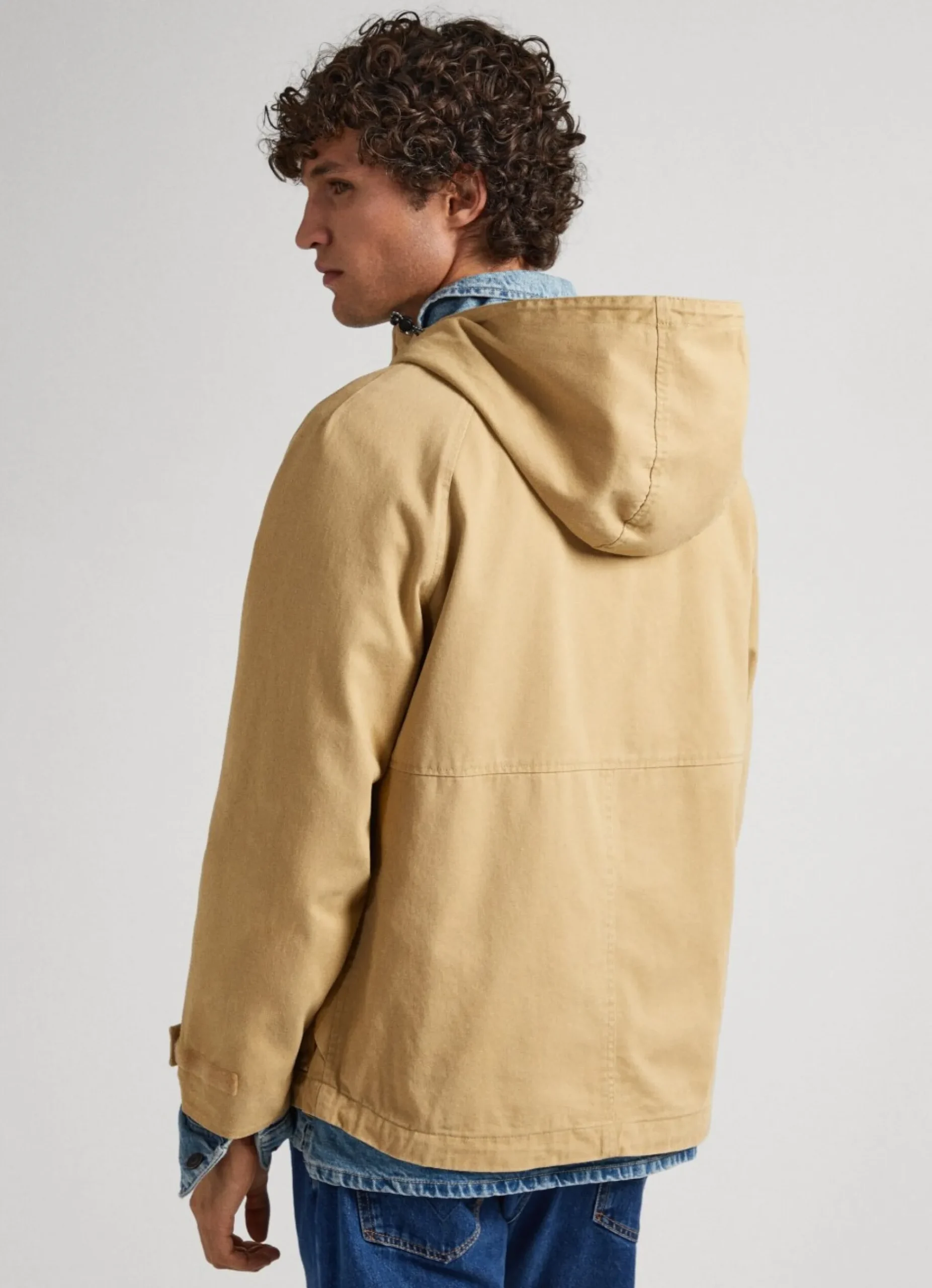 Homem Pepe Jeans Casaco E Jaquetas>Casaco Corta-Vento Com Capuz