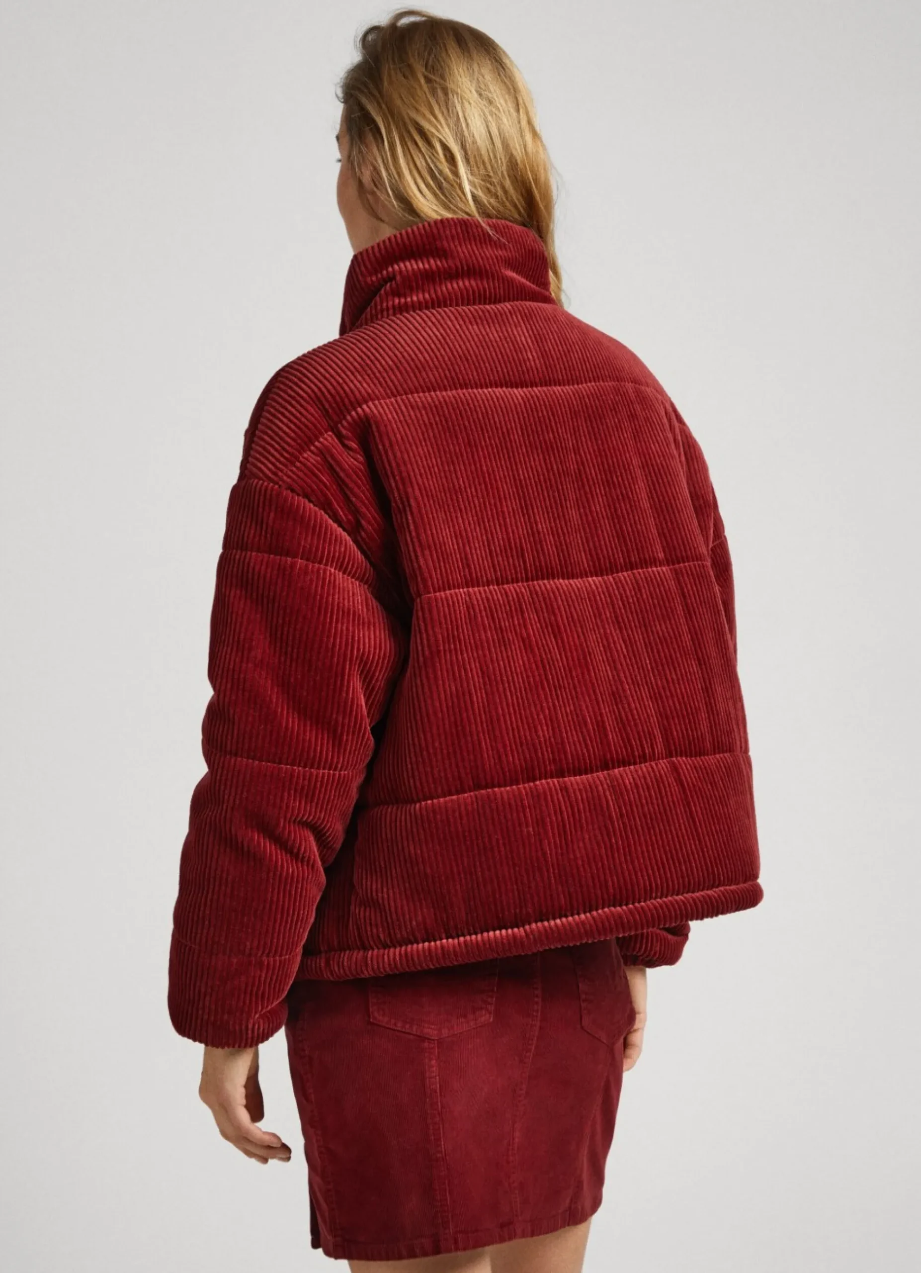 Mulher Pepe Jeans Casaco E Jaquetas>Casaco De Bombazina Oversized